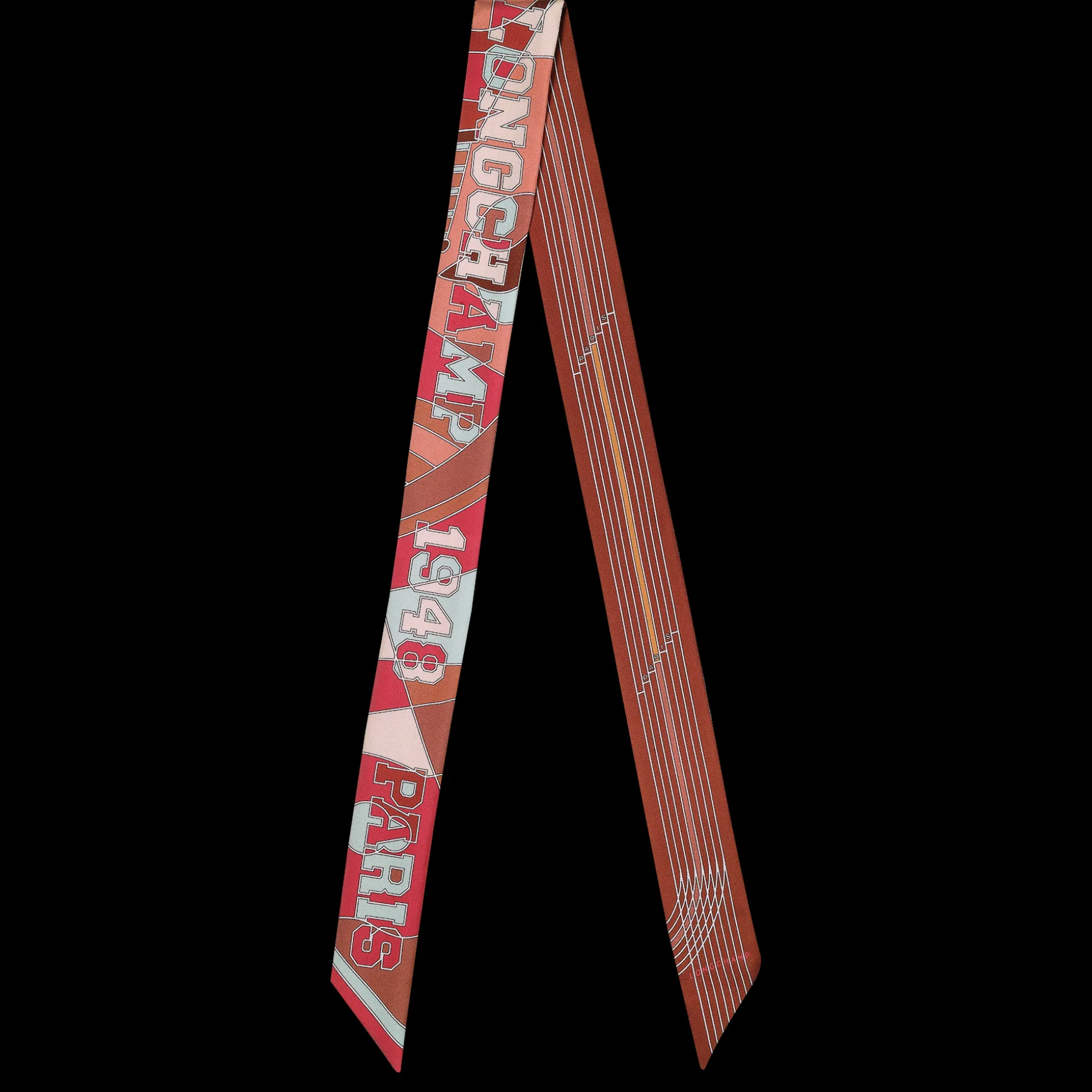 Hot Longchamp A fascia Campionato Seta - Castagna