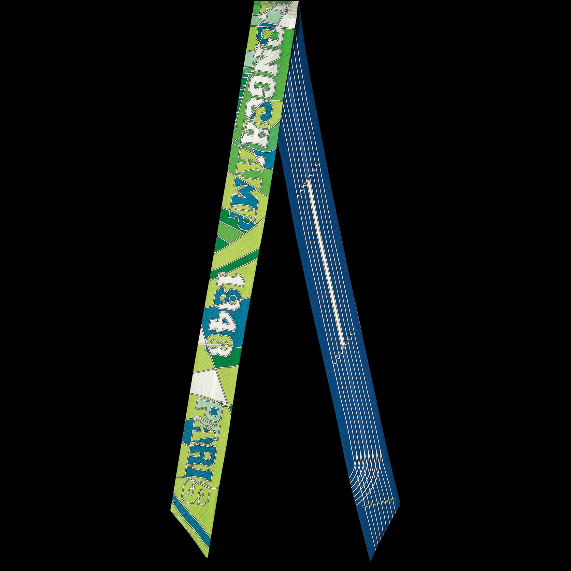 Clearance Longchamp A fascia Campionato Seta - Verde