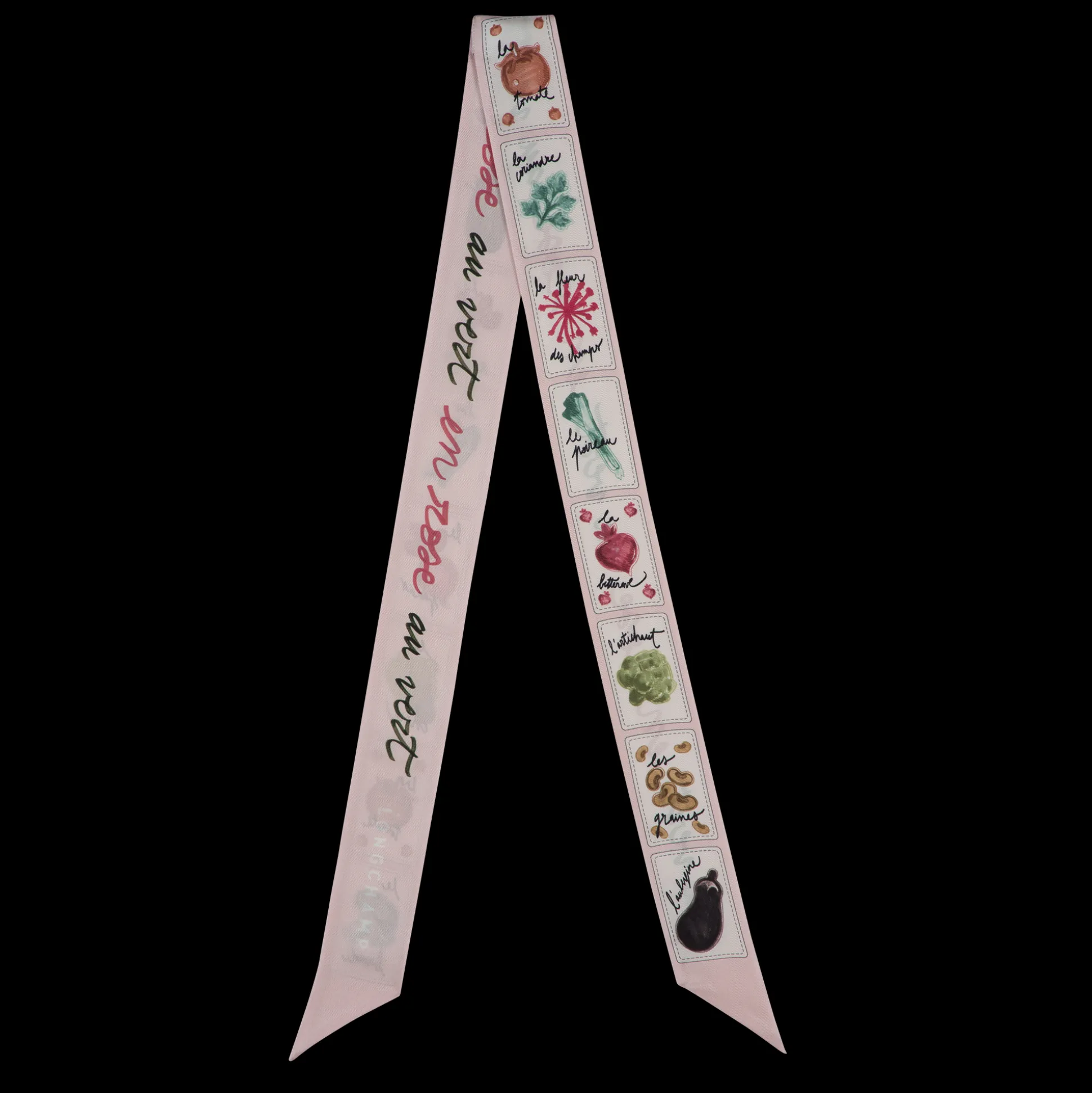 Cheap Longchamp A fascia Rosa e verde OTHER - Ballerina