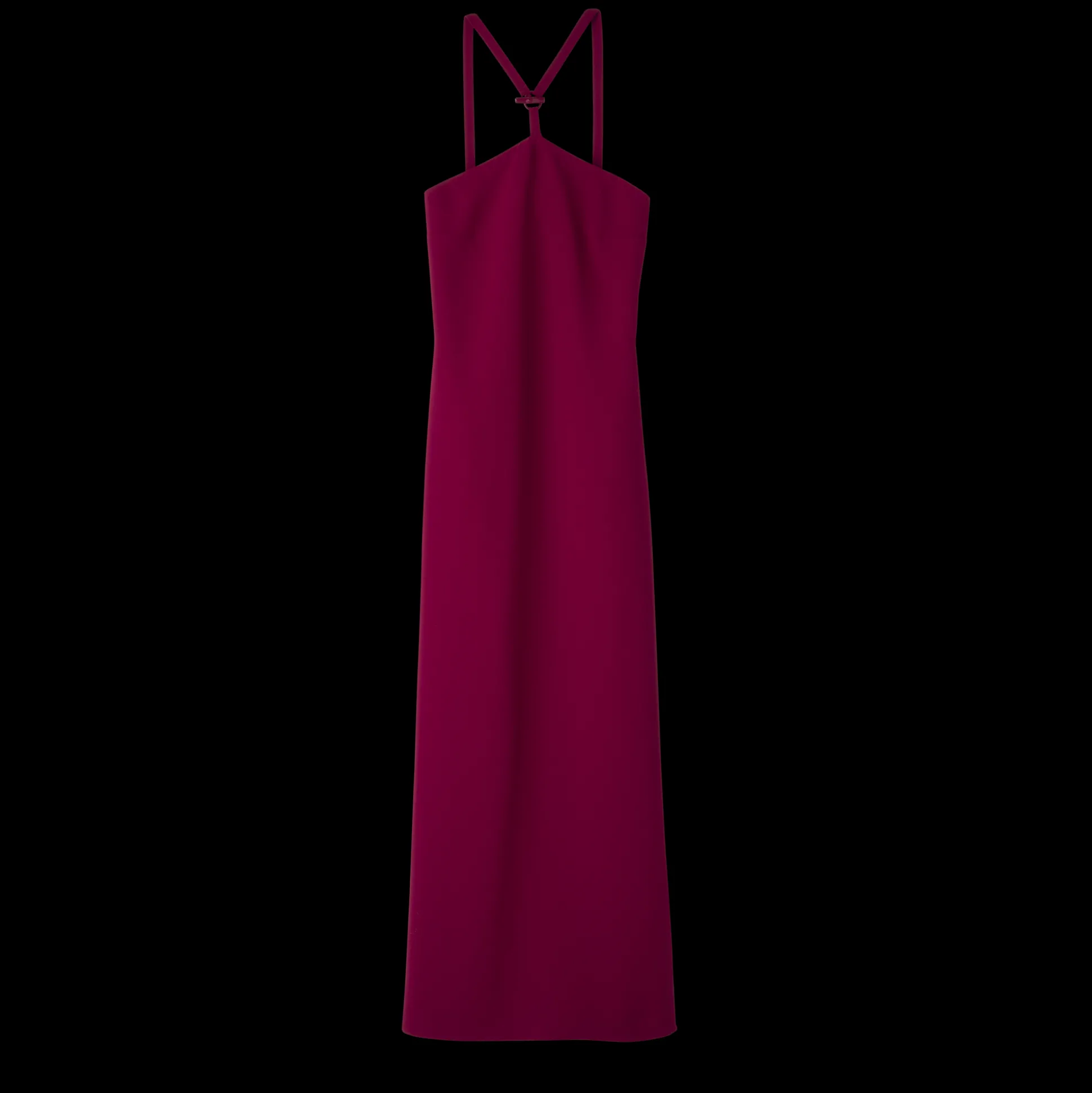 Cheap Longchamp Abito lungo Barbabietola