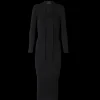 Hot Longchamp Abito lungo aderente Nero