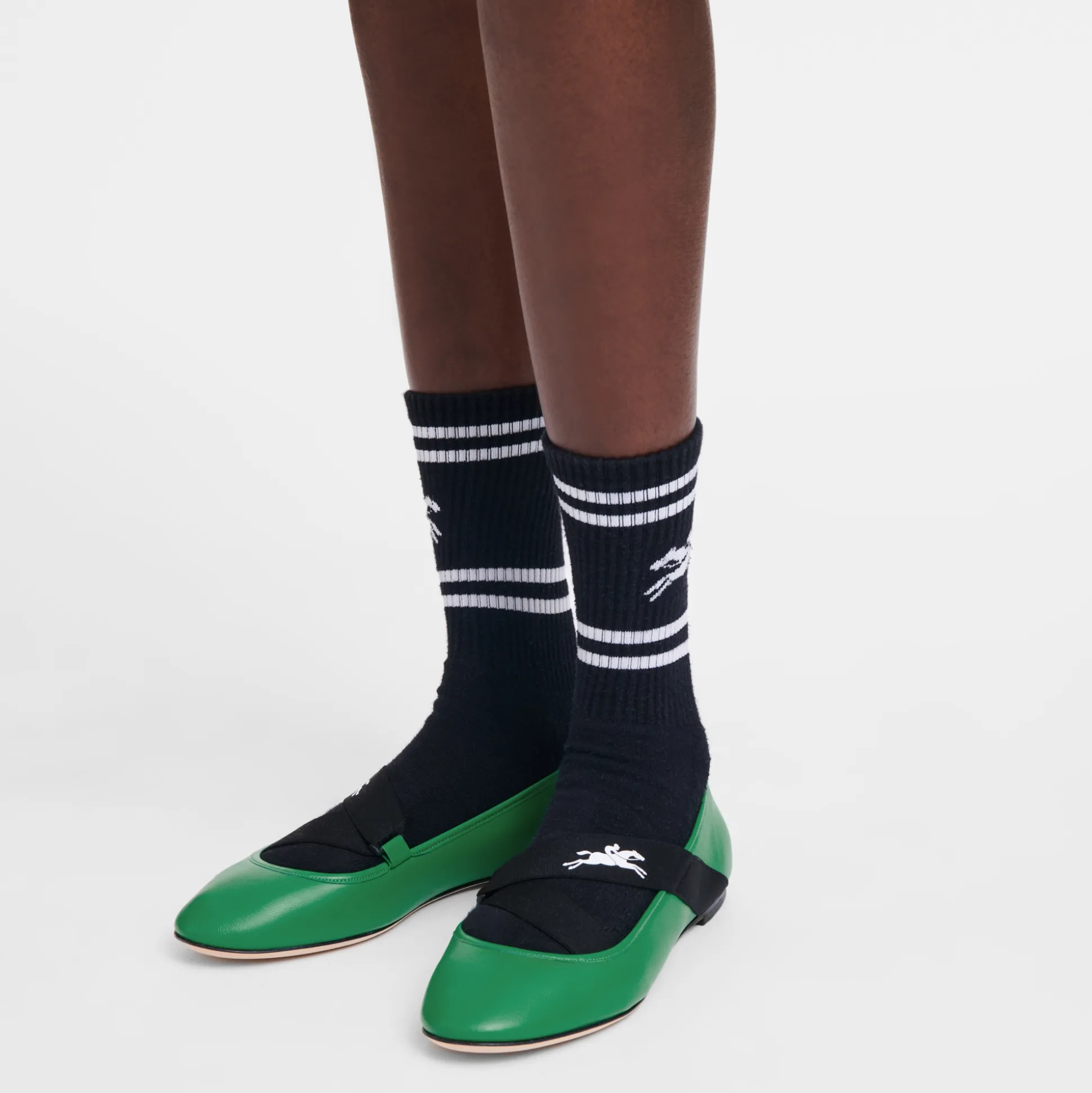 Clearance Longchamp Ballerine Verde