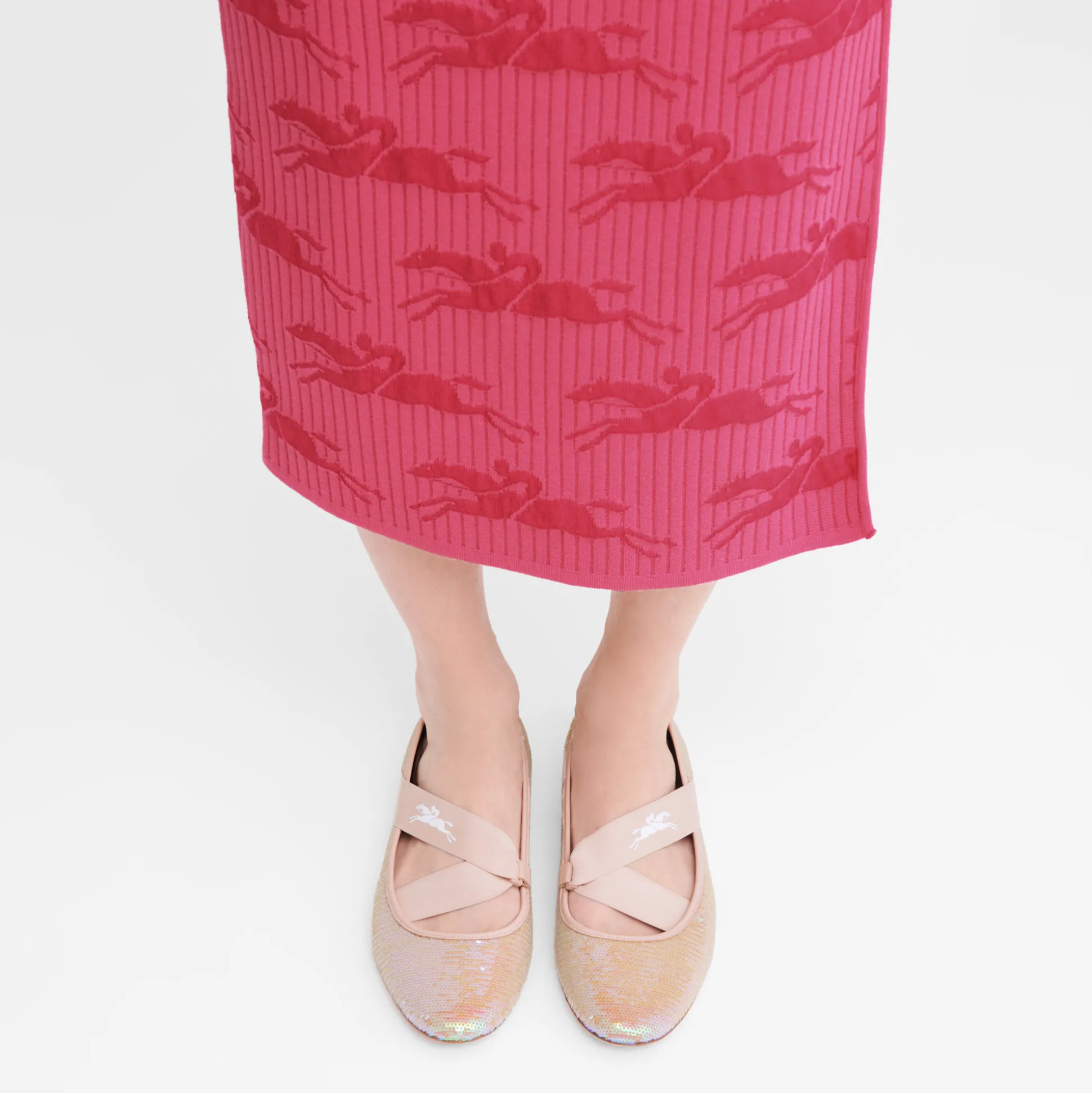 Discount Longchamp Ballerine BeigePelle