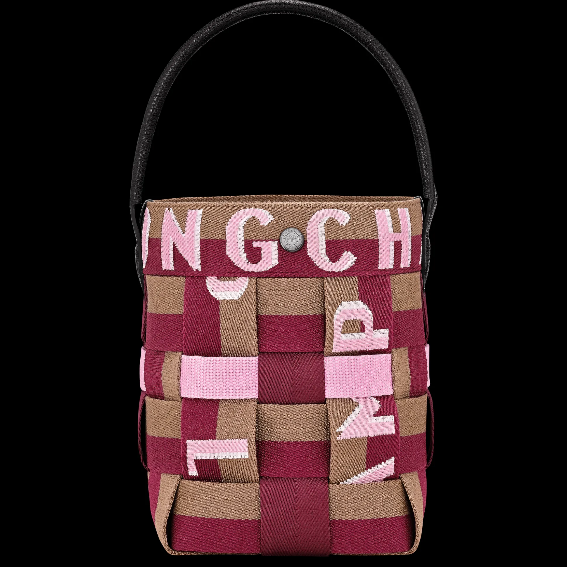 Shop Longchamp Borsa a secchiello XS Carciofo/Barbabietola