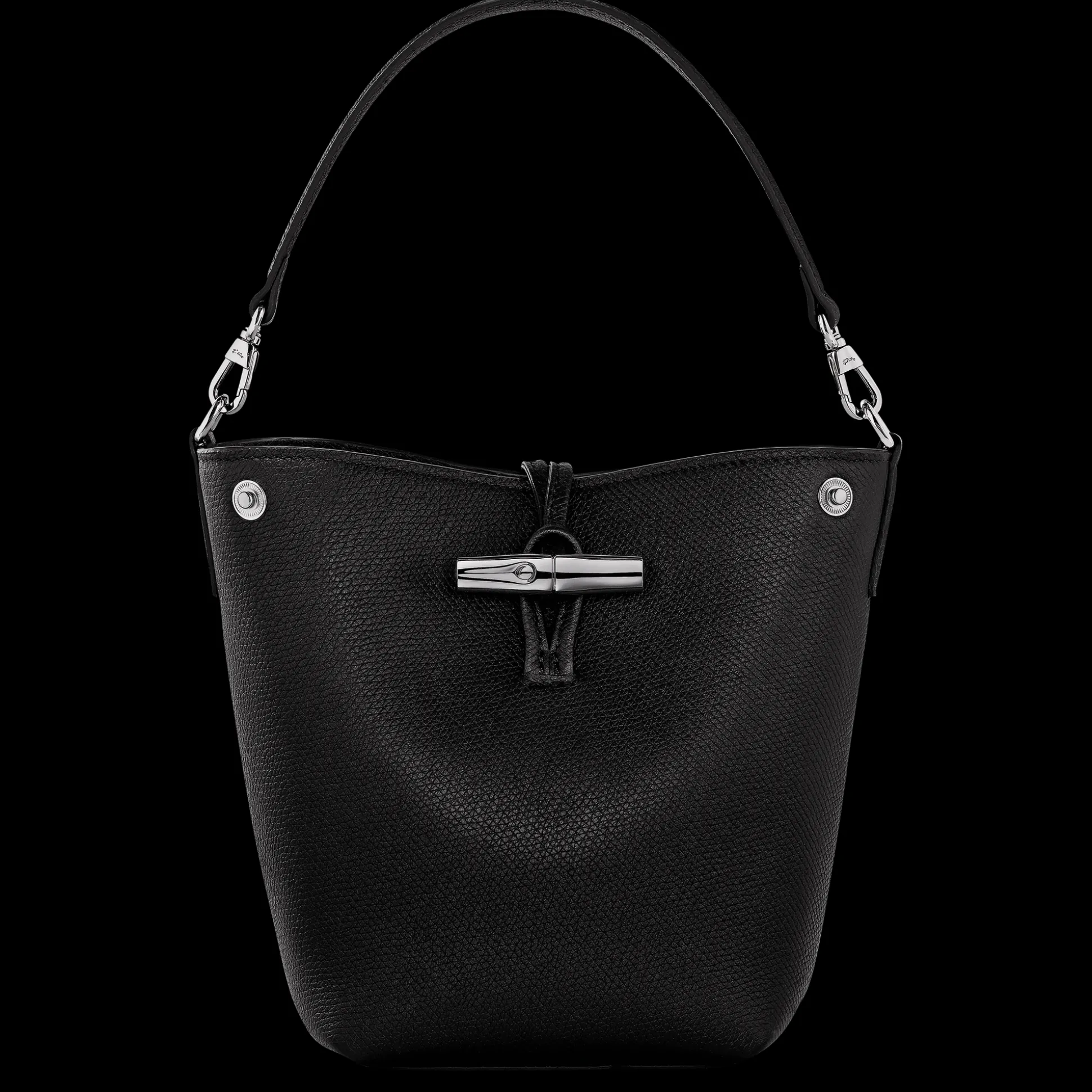 Discount Longchamp Borsa a secchiello XS Nero