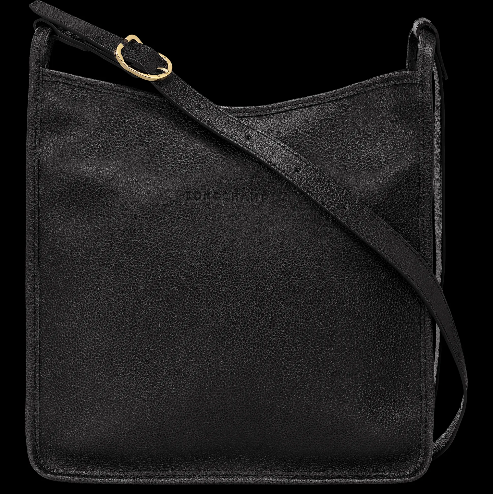 Store Longchamp Borsa a tracolla con zip M Nero