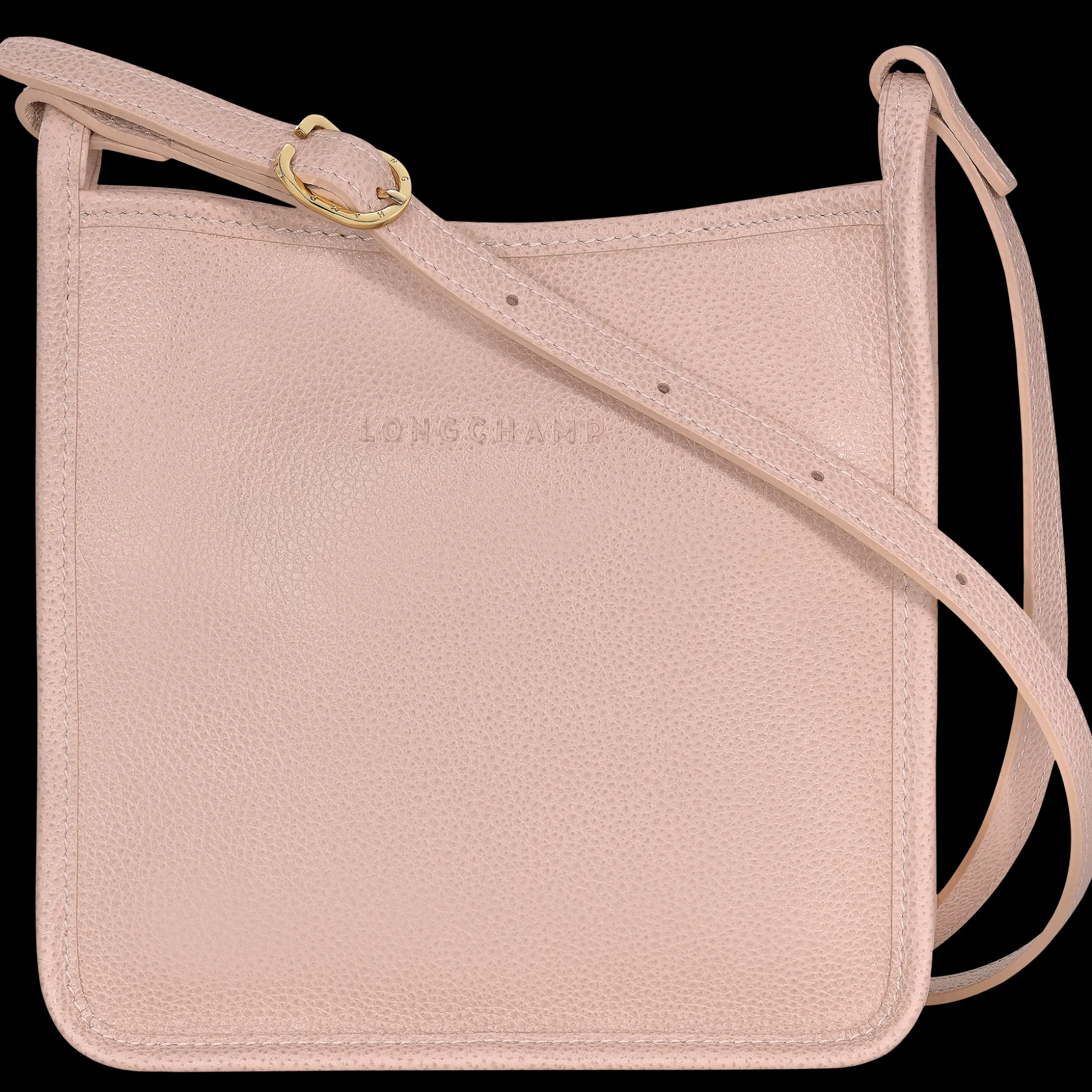 Cheap Longchamp Borsa a tracolla con zip S BeigePelle