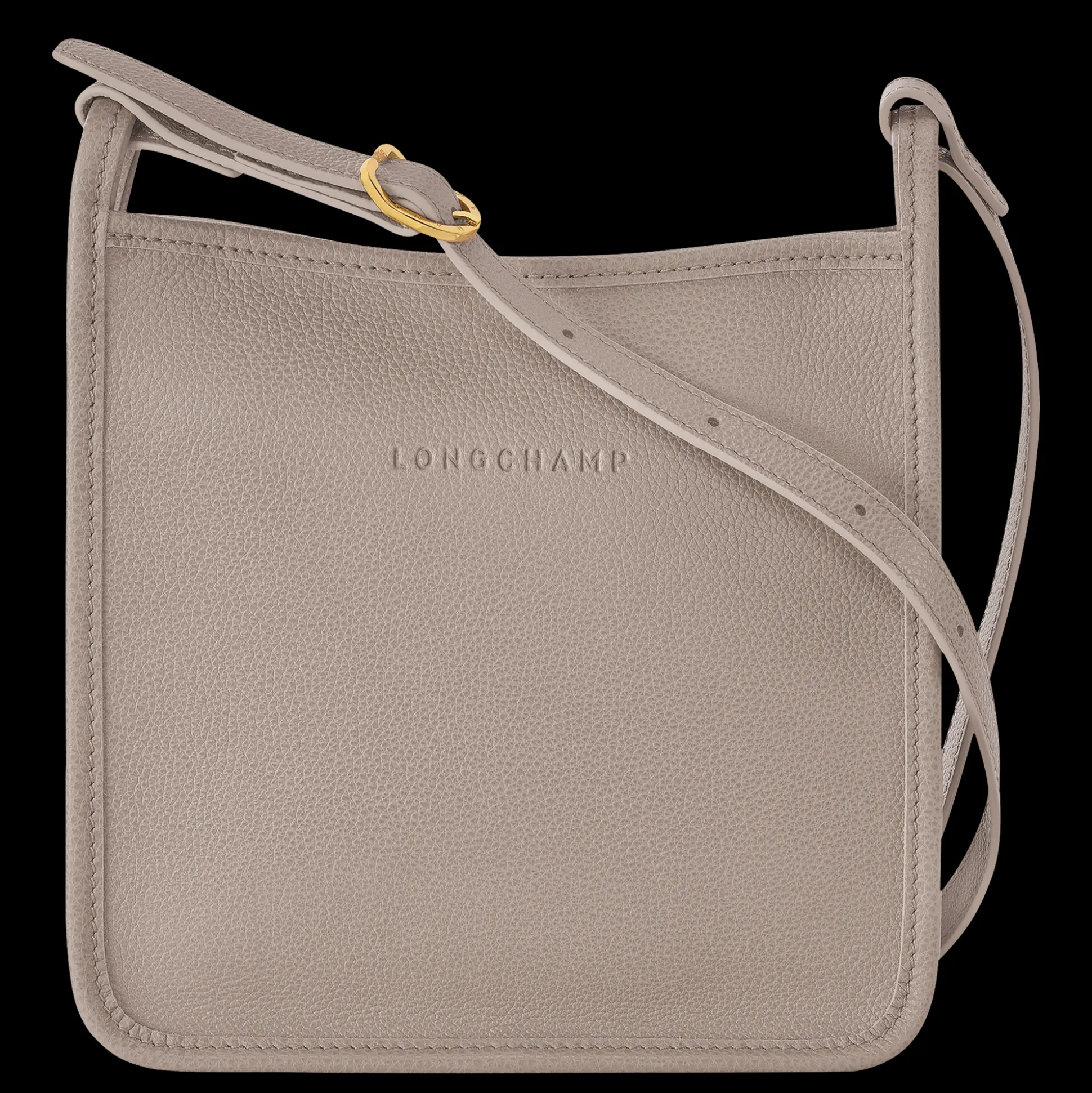 Discount Longchamp Borsa a tracolla con zip S Tortora