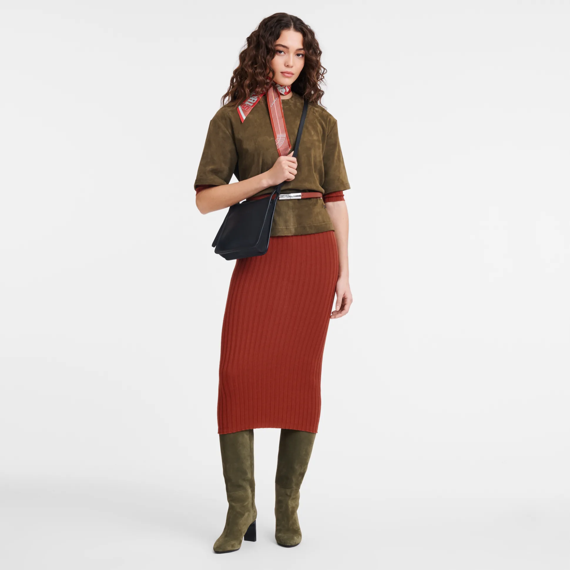 Flash Sale Longchamp Borsa a tracolla con zip S Nero