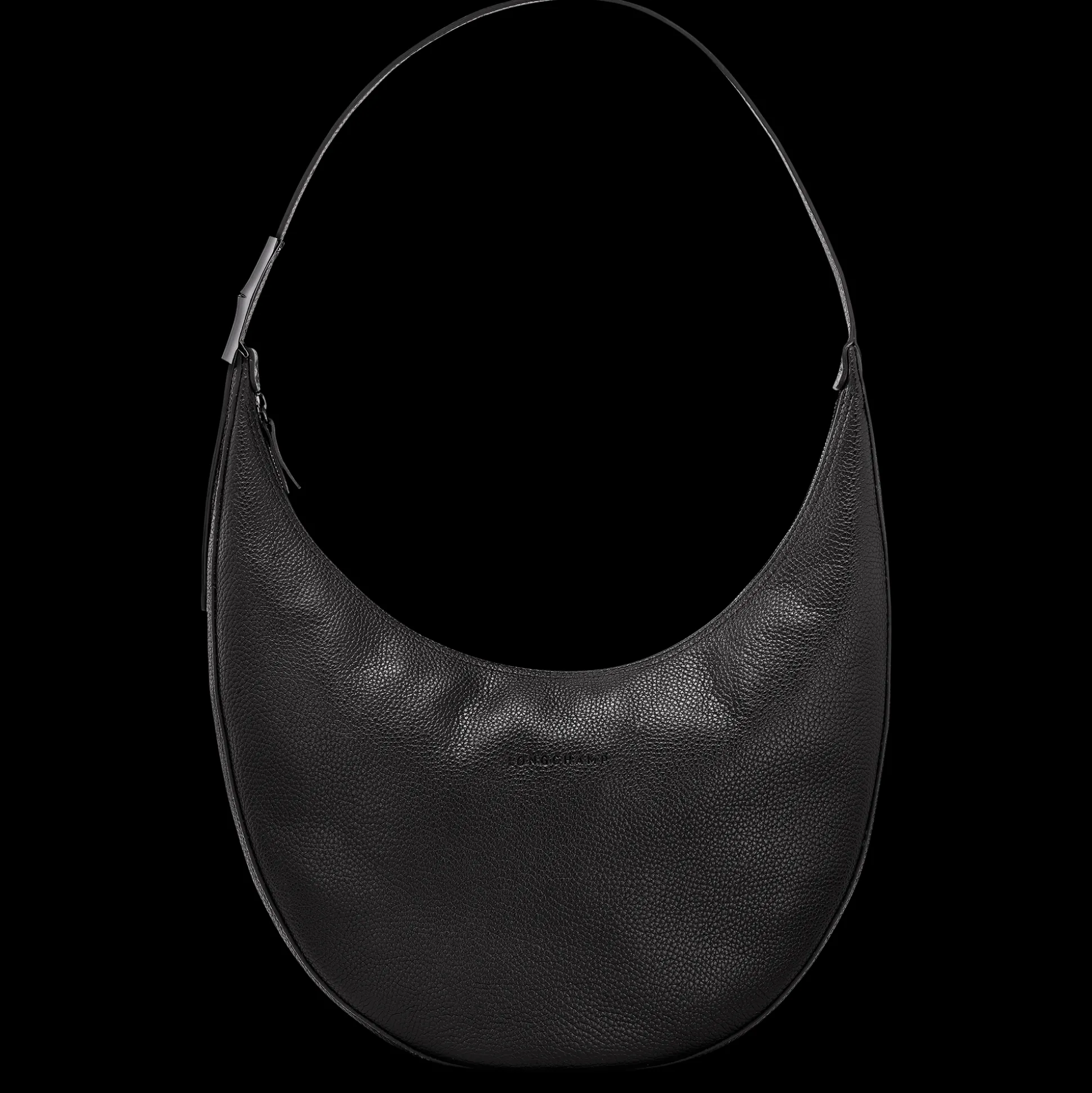 Shop Longchamp Borsa a tracolla L Nero