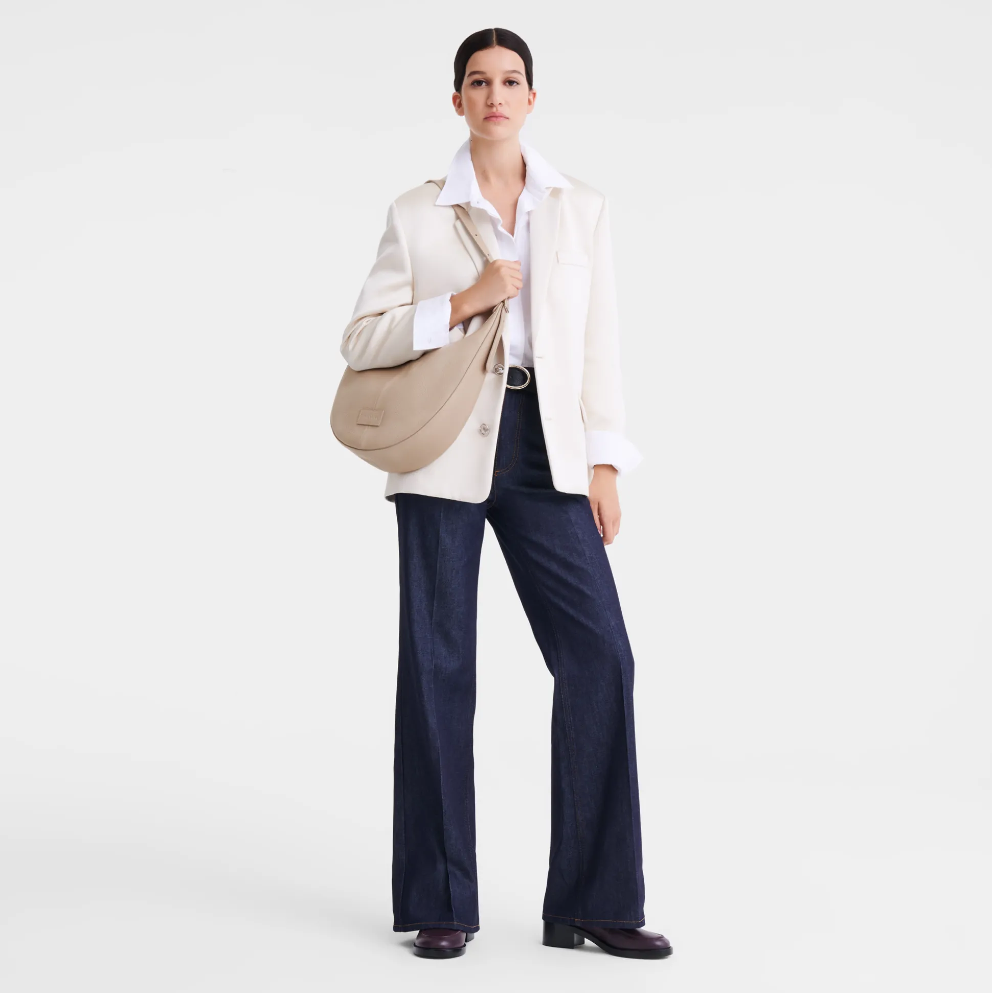 Sale Longchamp Borsa a tracolla L Argilla