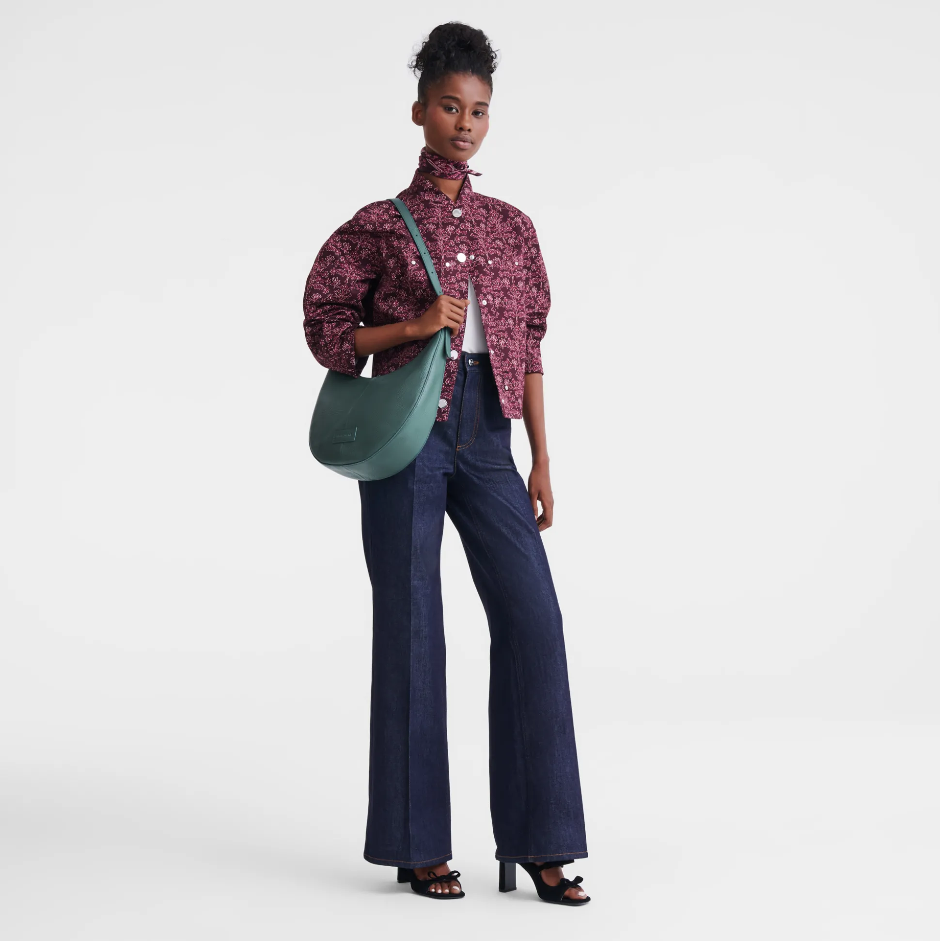 Clearance Longchamp Borsa a tracolla L Cedro