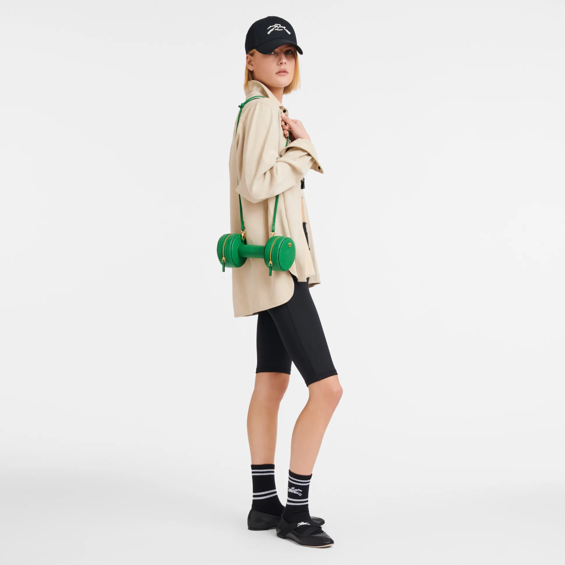 Online Longchamp Borsa a tracolla S Verde