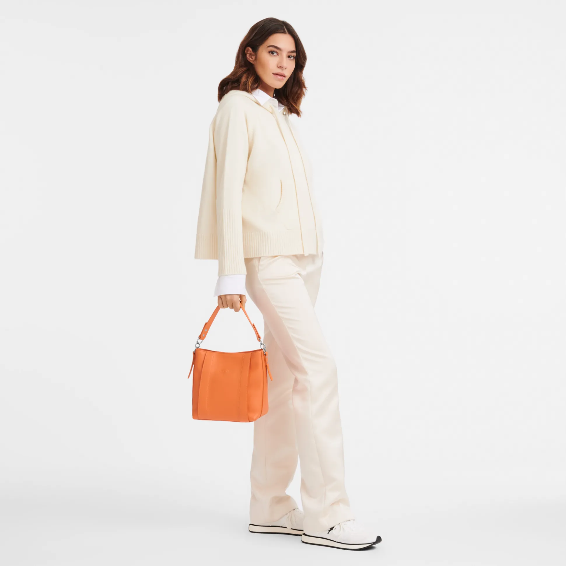 Hot Longchamp Borsa a tracolla S Arancio