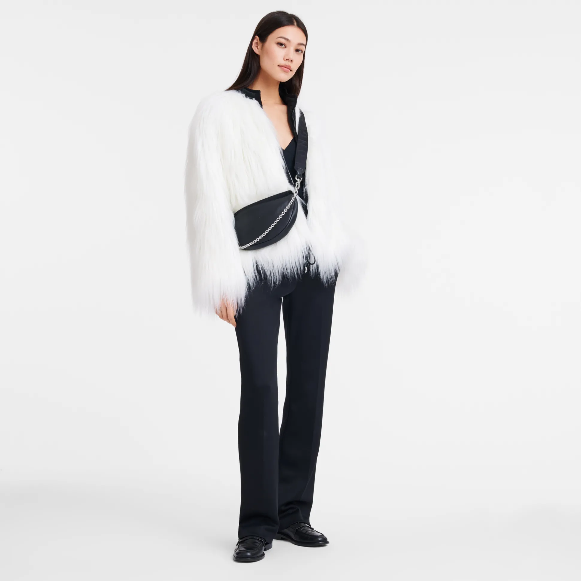 Clearance Longchamp Borsa a tracolla S Nero