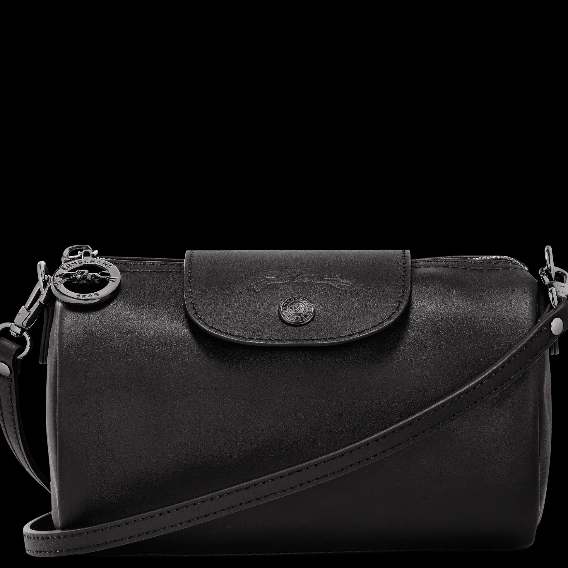 New Longchamp Borsa a tracolla XS Nero