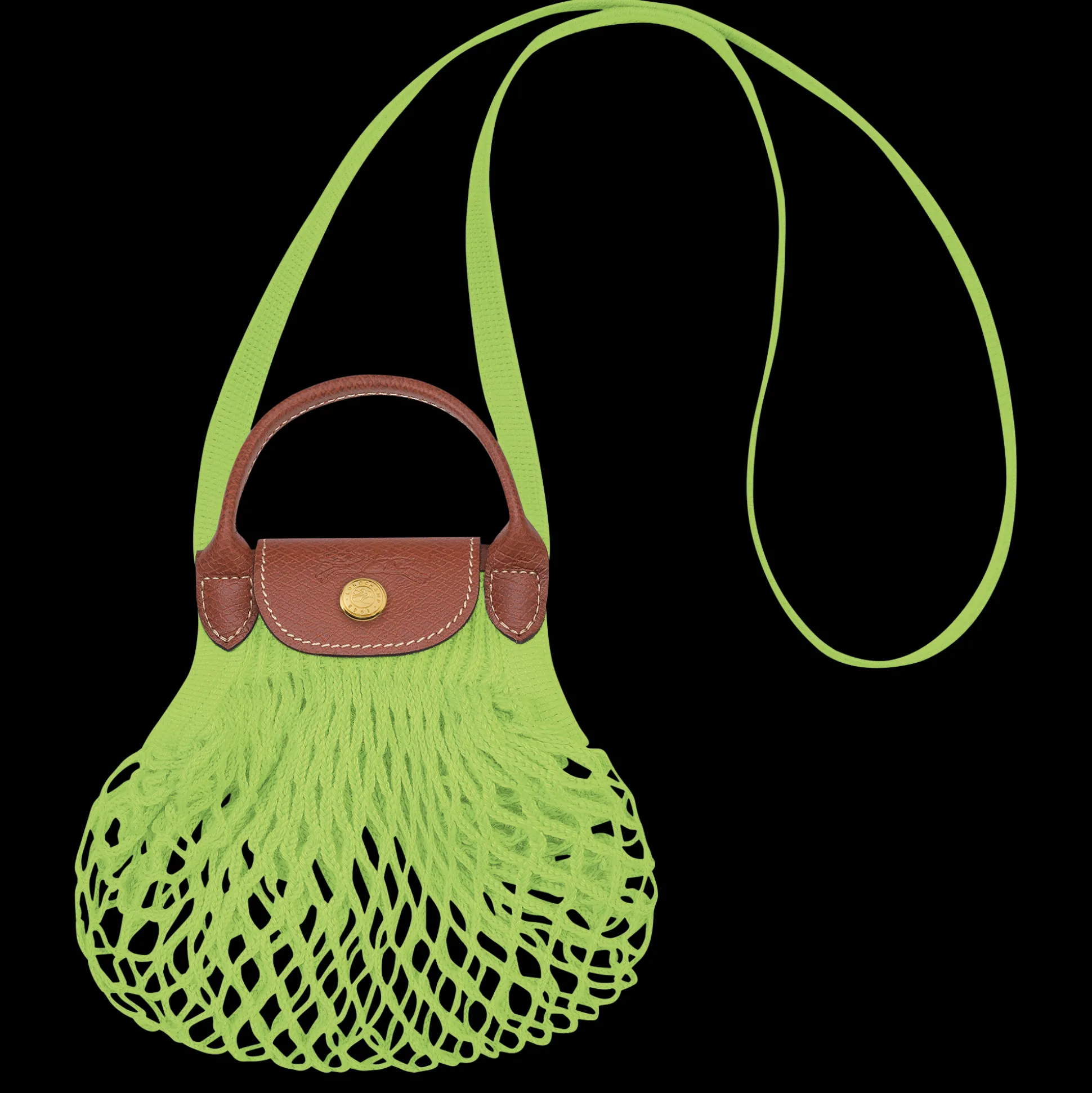 Cheap Longchamp Borsa a tracolla XS Verde