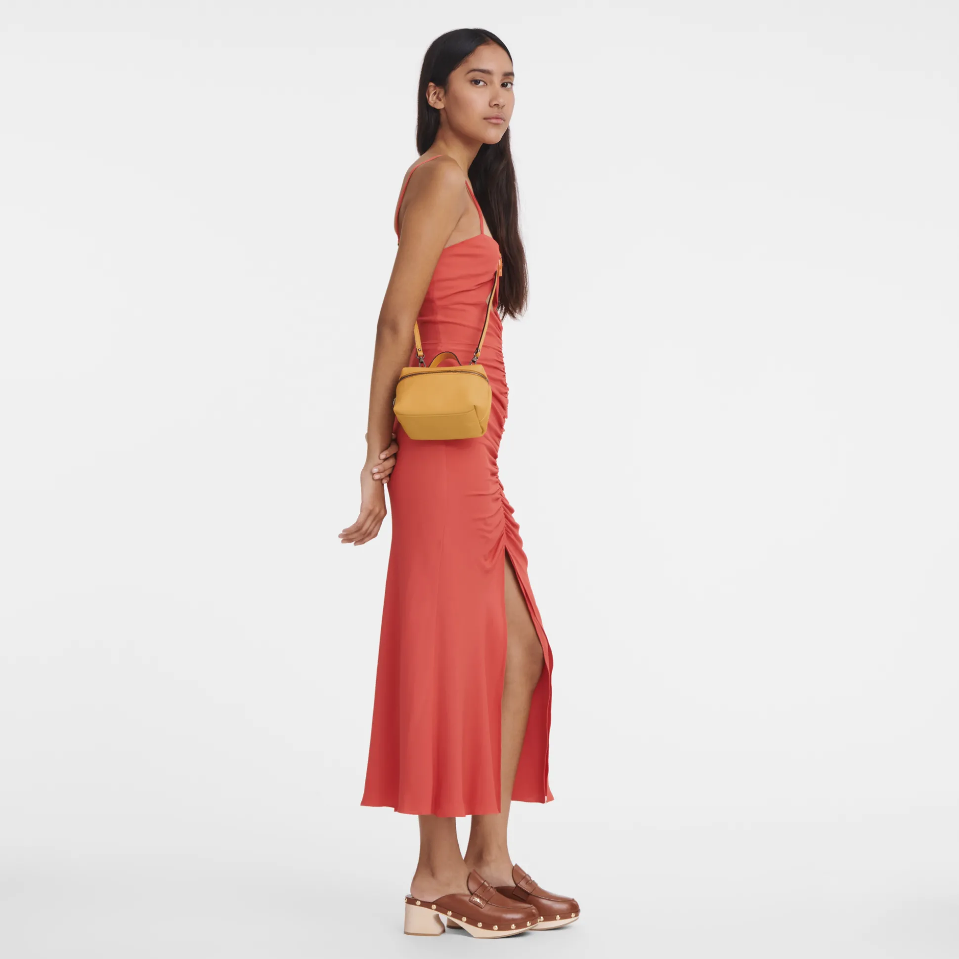 Sale Longchamp Borsa a tracolla XS Albicocca