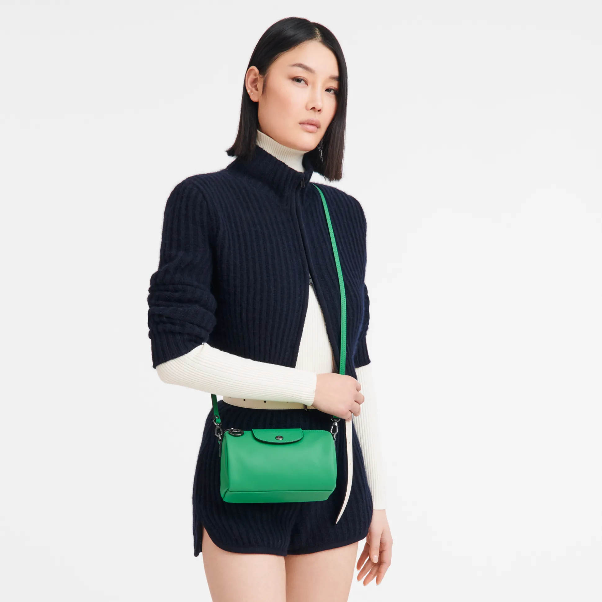 Best Longchamp Borsa a tracolla XS Verde