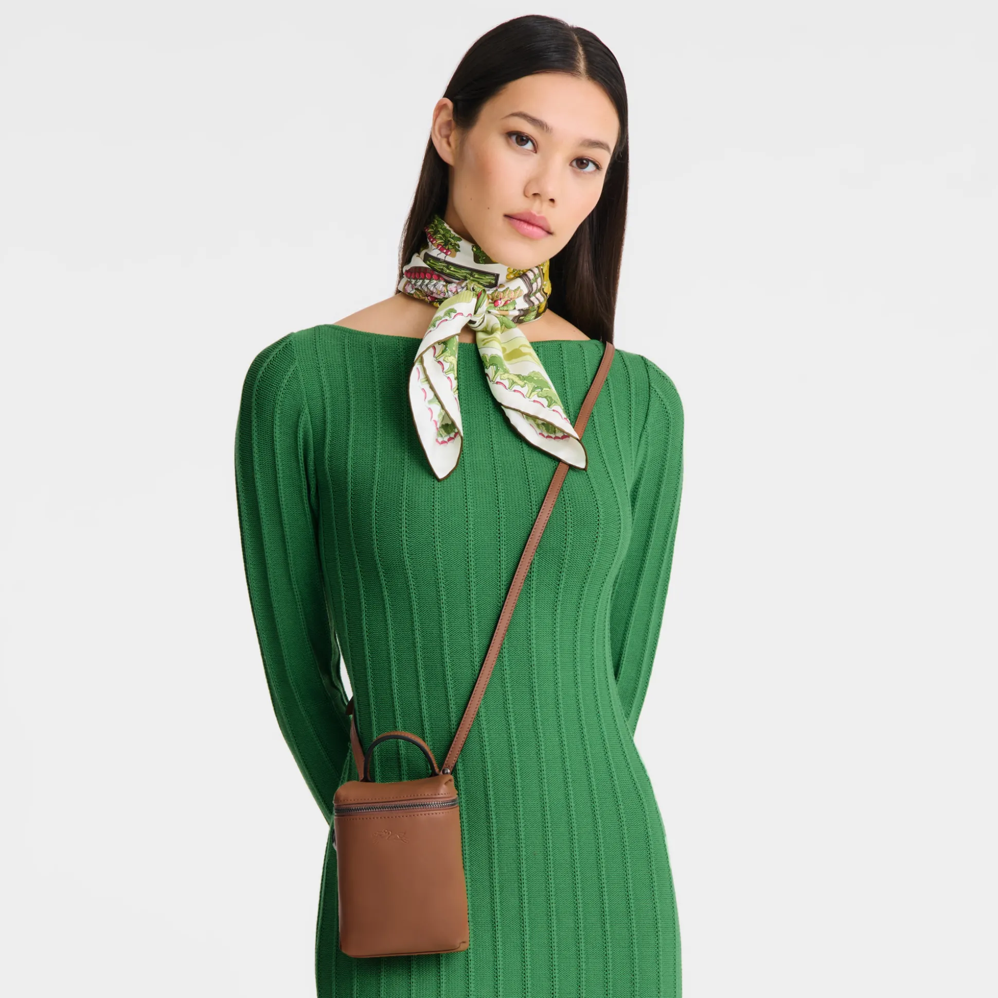 Fashion Longchamp Borsa a tracolla XS Cognac