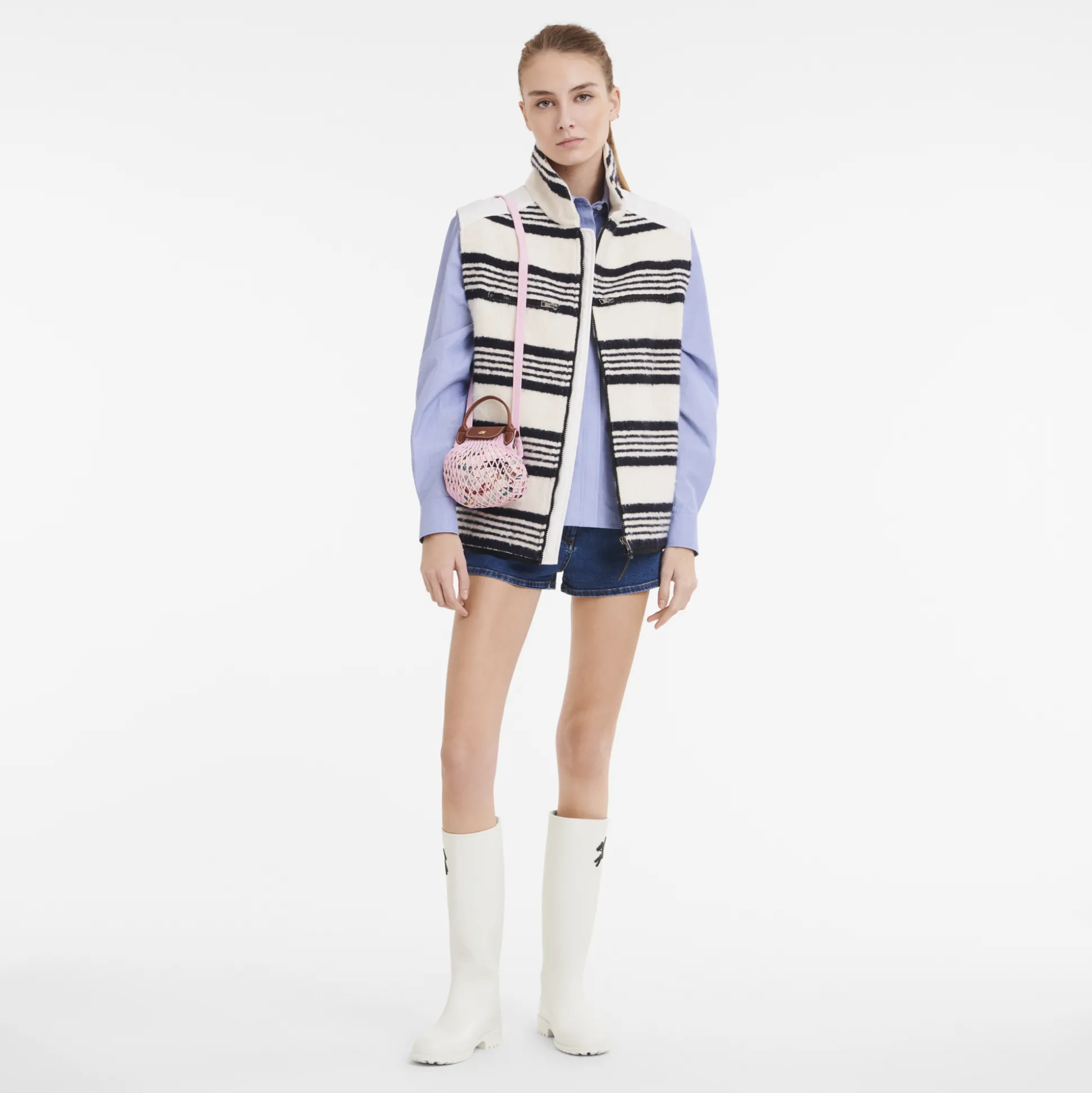 Sale Longchamp Borsa a tracolla XS Rosa