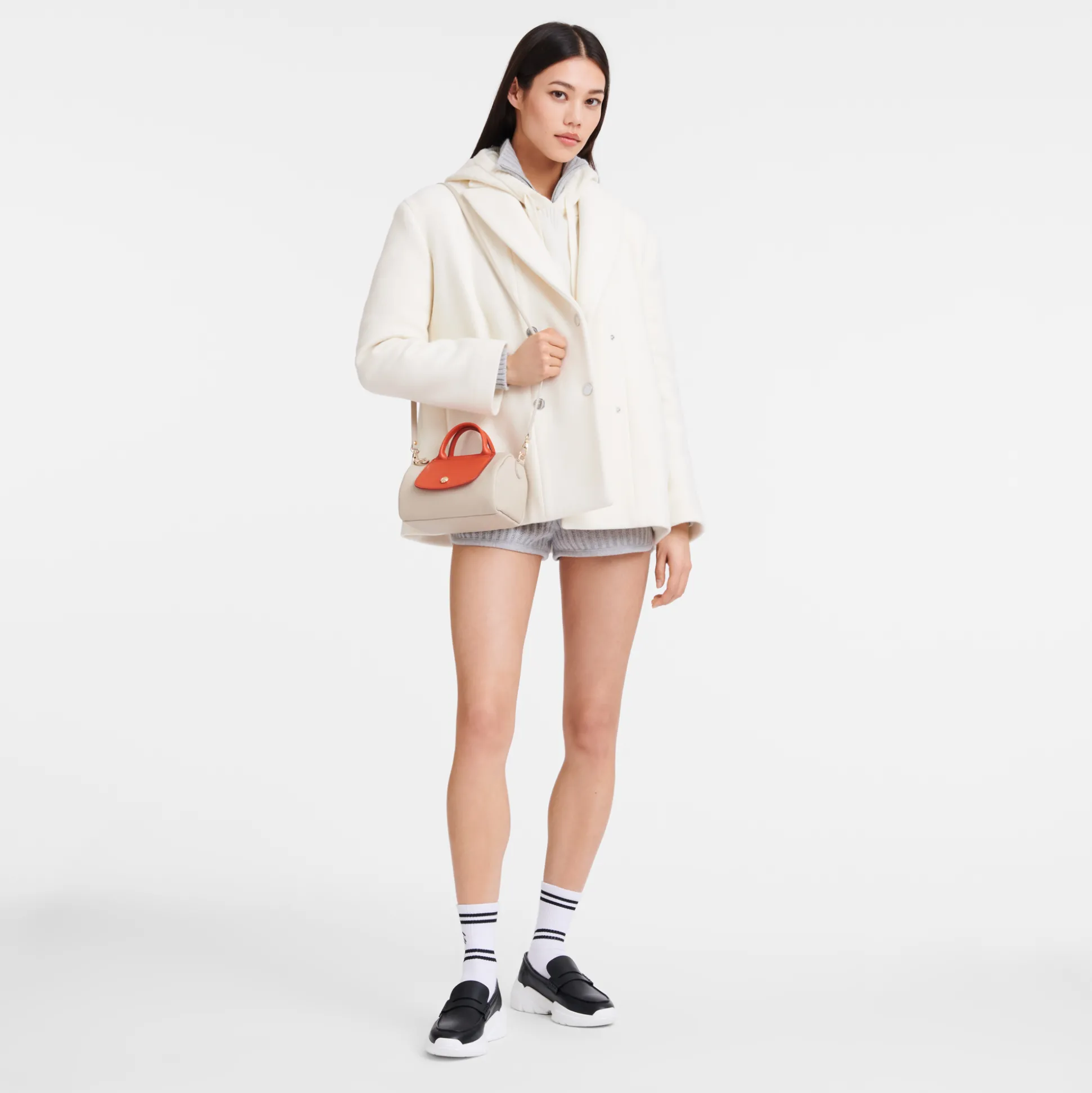 Clearance Longchamp Borsa a tracolla XS Paprica