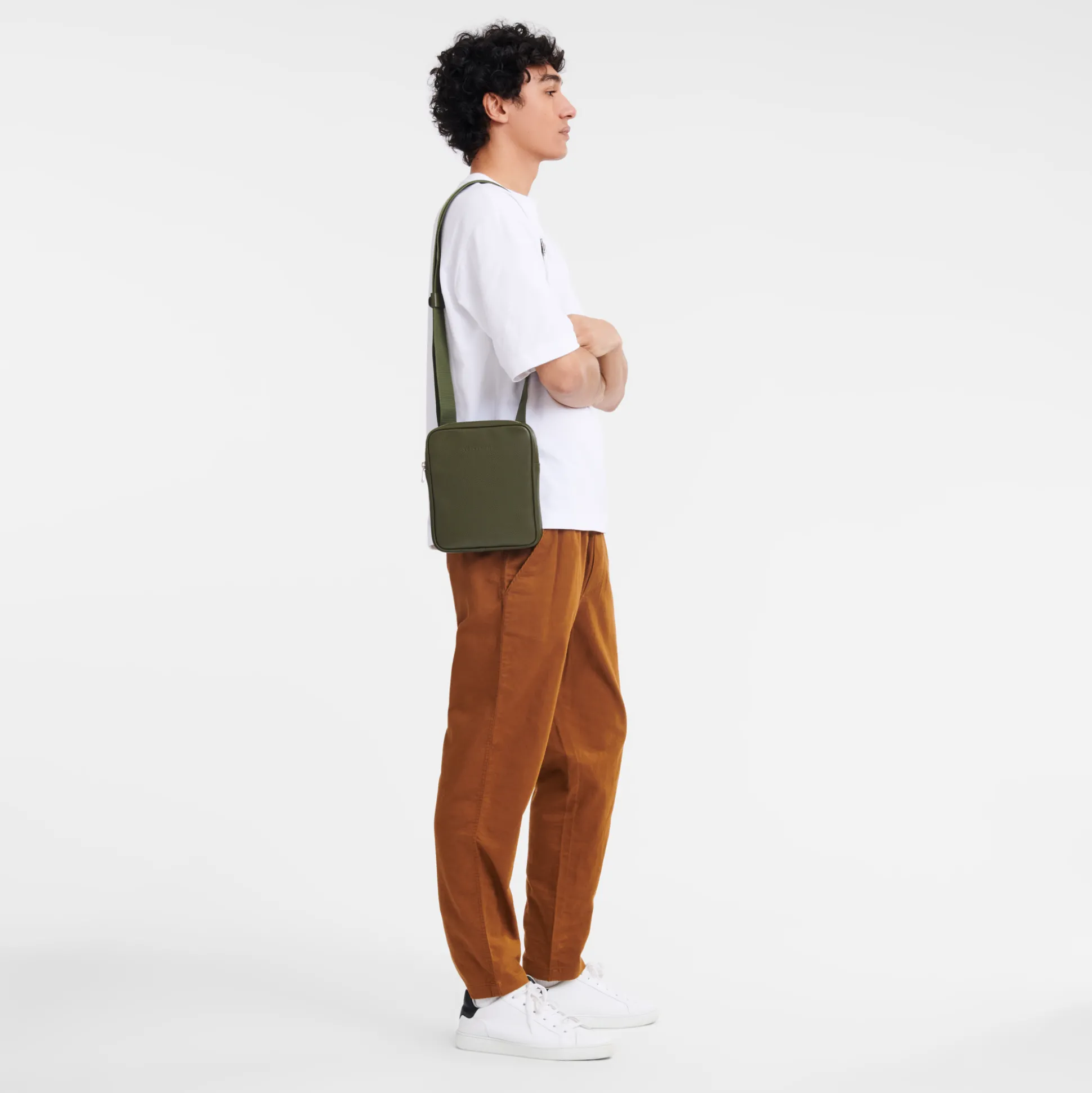 Best Sale Longchamp Borsa a tracolla XS Kaki