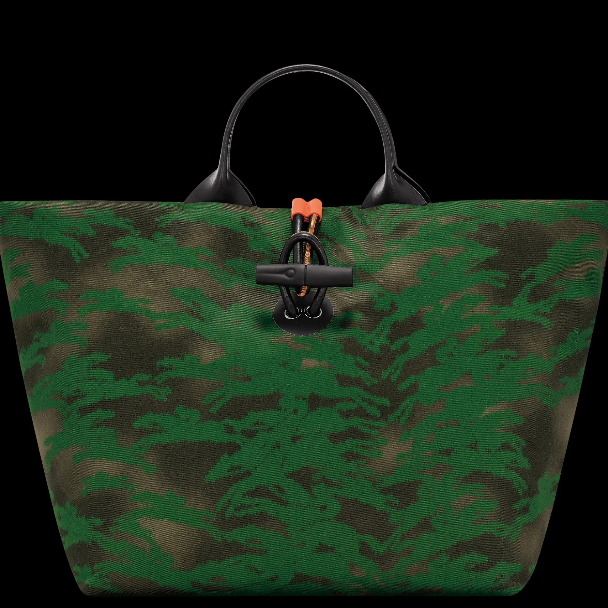 Outlet Longchamp Borsa con manico L Kaki