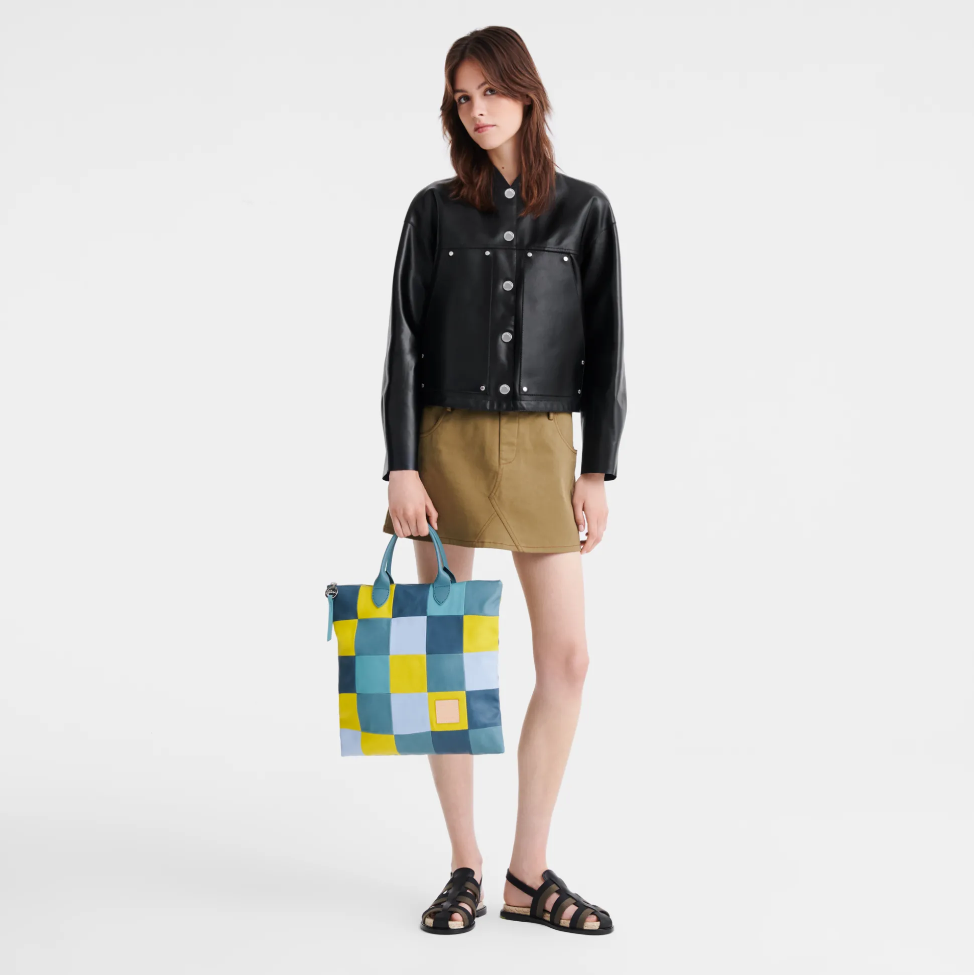 Flash Sale Longchamp Borsa con manico L Eucalipto