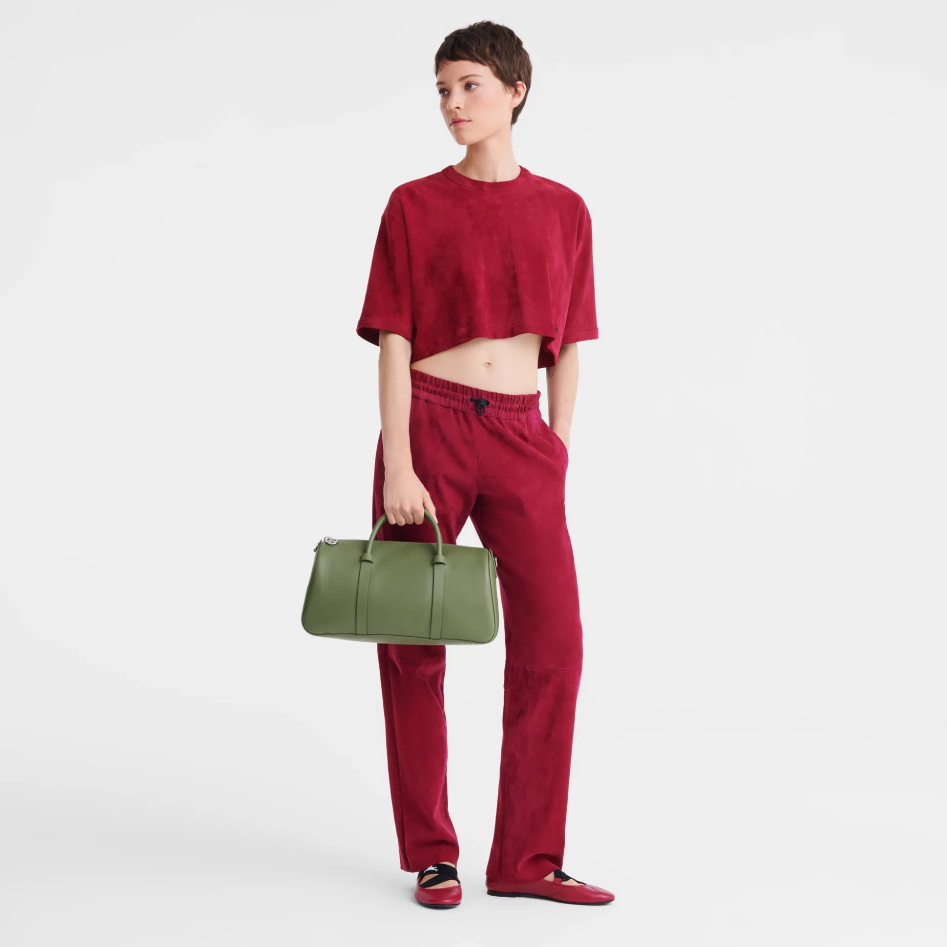 Online Longchamp Borsa con manico L Alloro