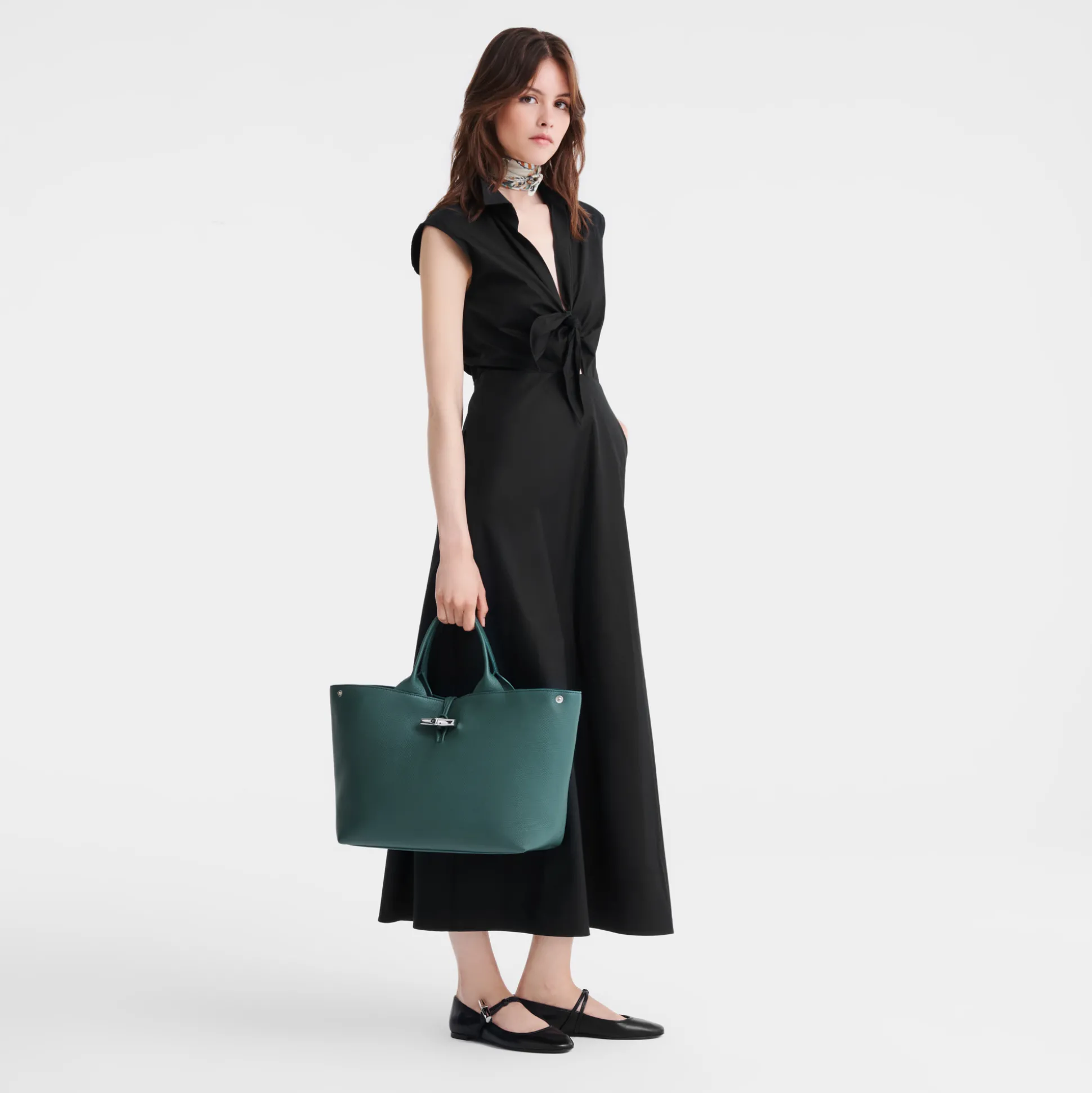 Cheap Longchamp Borsa con manico L Cedro