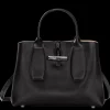 Discount Longchamp Borsa con manico M Nero