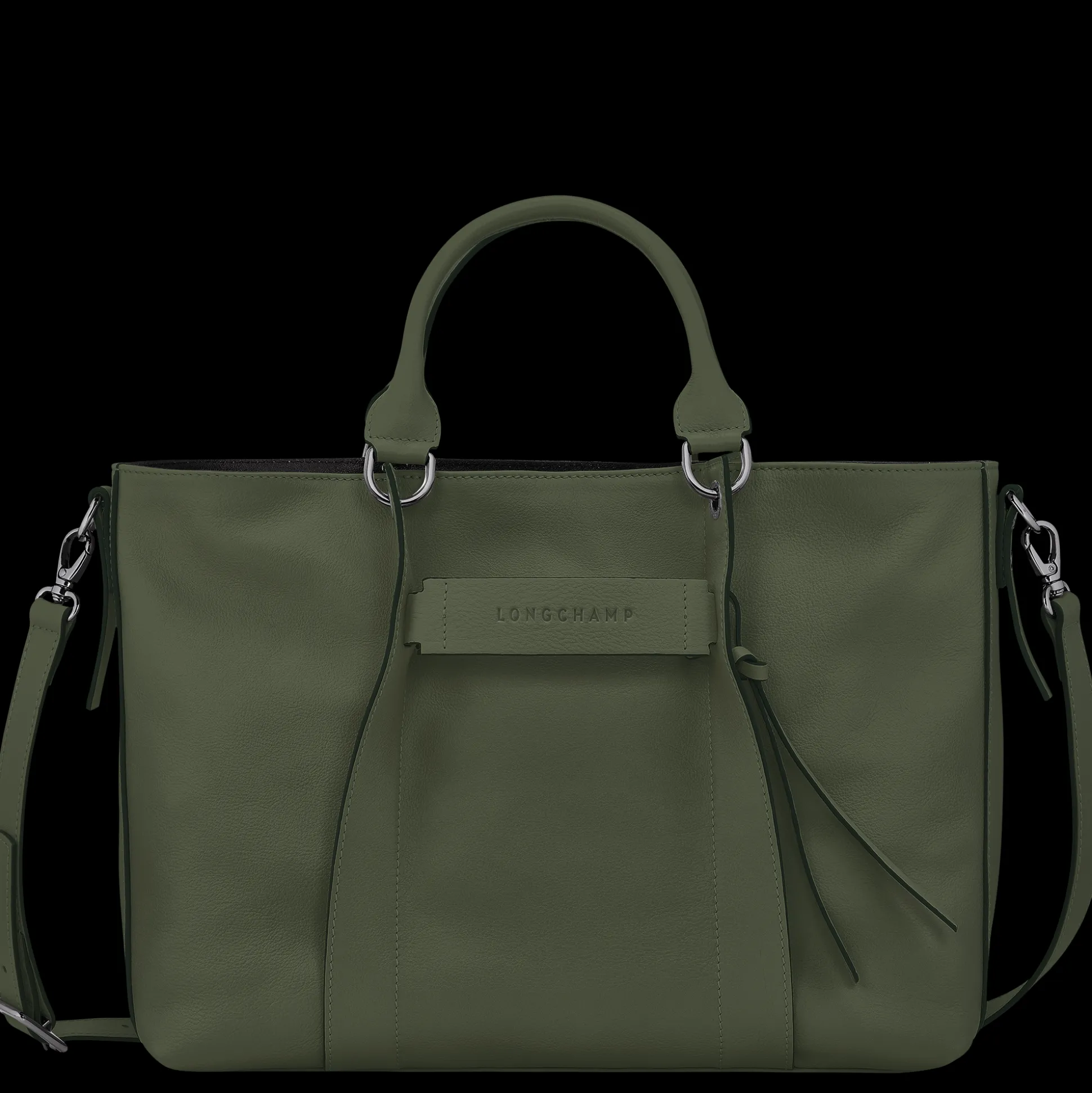 Store Longchamp Borsa con manico M Kaki