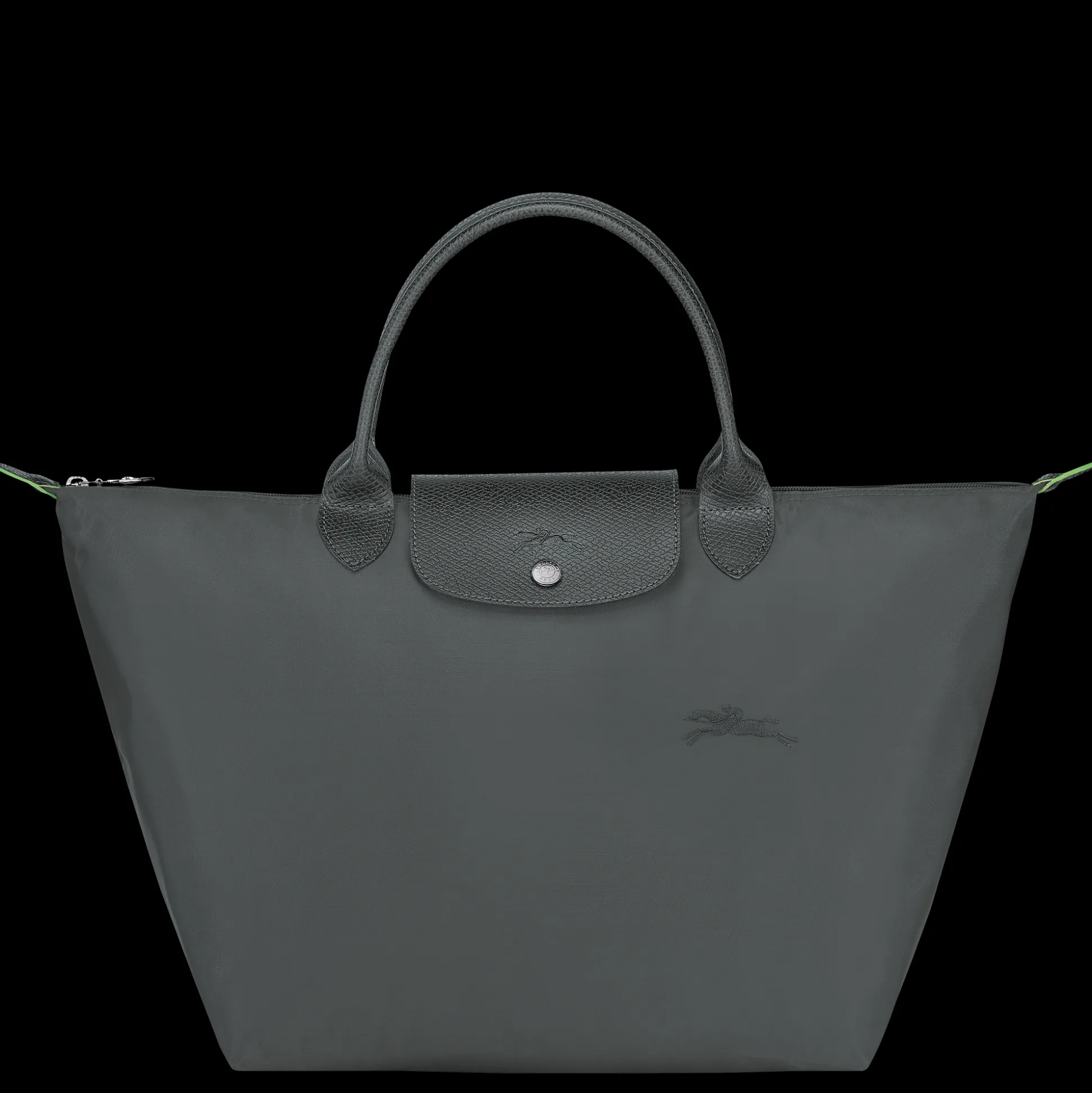 Fashion Longchamp Borsa con manico M Grafite