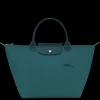 Flash Sale Longchamp Borsa con manico M Pavone