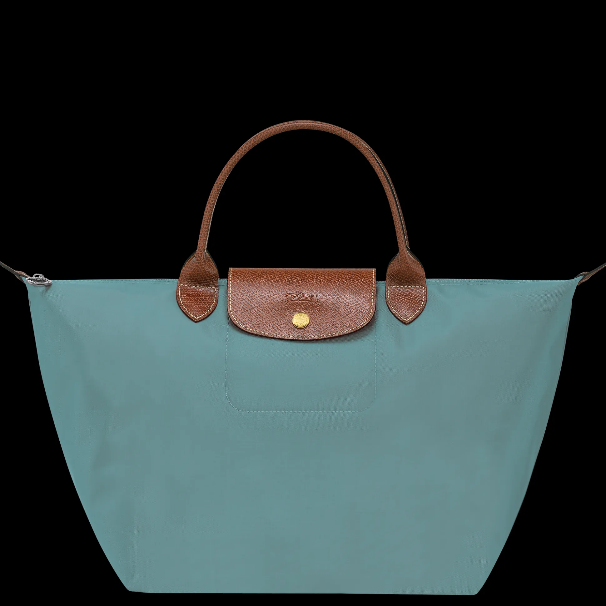 Discount Longchamp Borsa con manico M Eucalipto