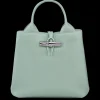 New Longchamp Borsa con manico S VerdePallido