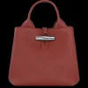 Online Longchamp Borsa con manico S Castagna