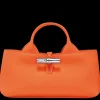 Cheap Longchamp Borsa con manico S Arancio