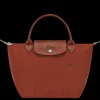 Online Longchamp Borsa con manico S Castagna