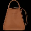 Discount Longchamp Borsa con manico S Caramello