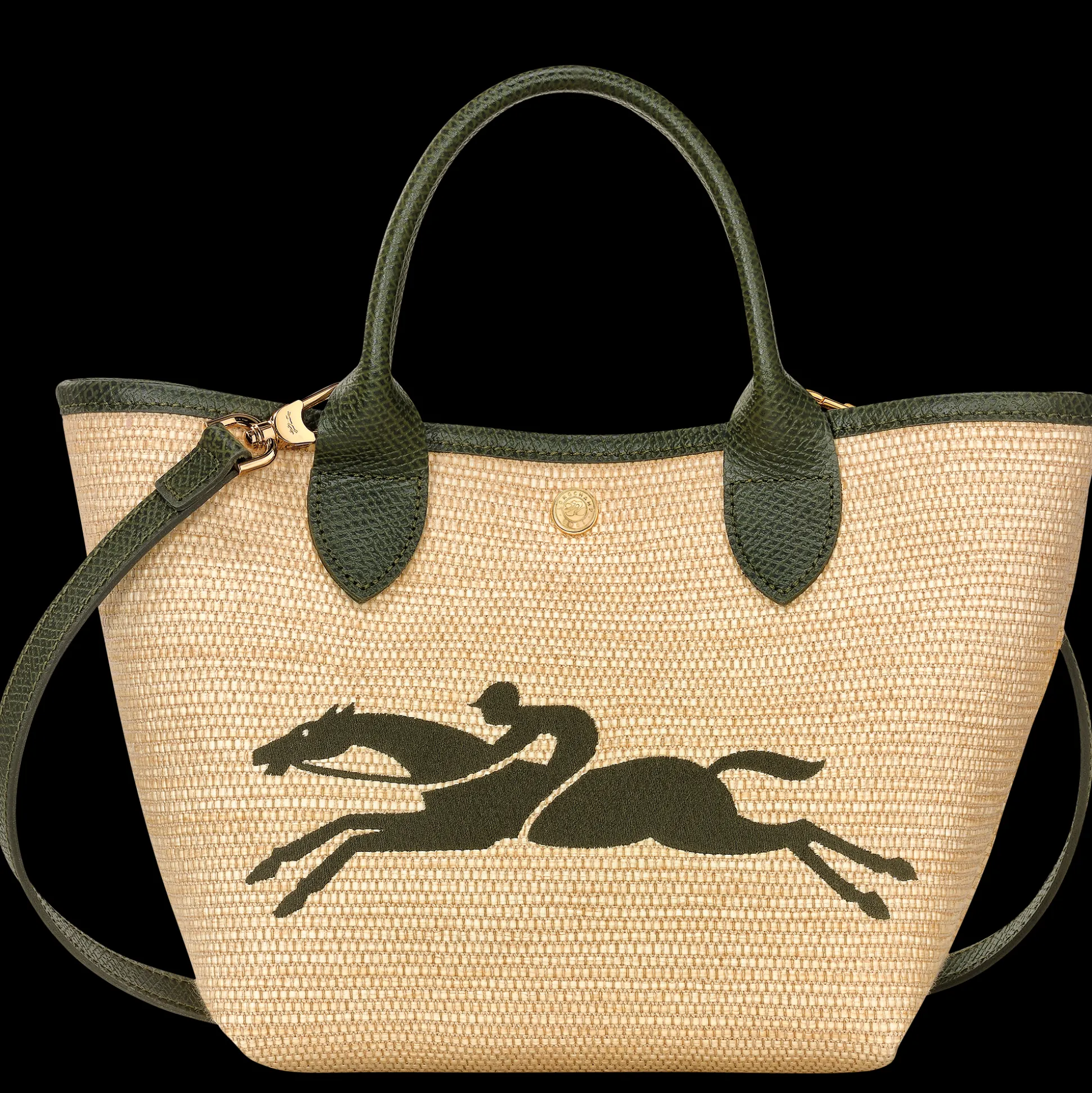 Cheap Longchamp Borsa con manico S Kaki