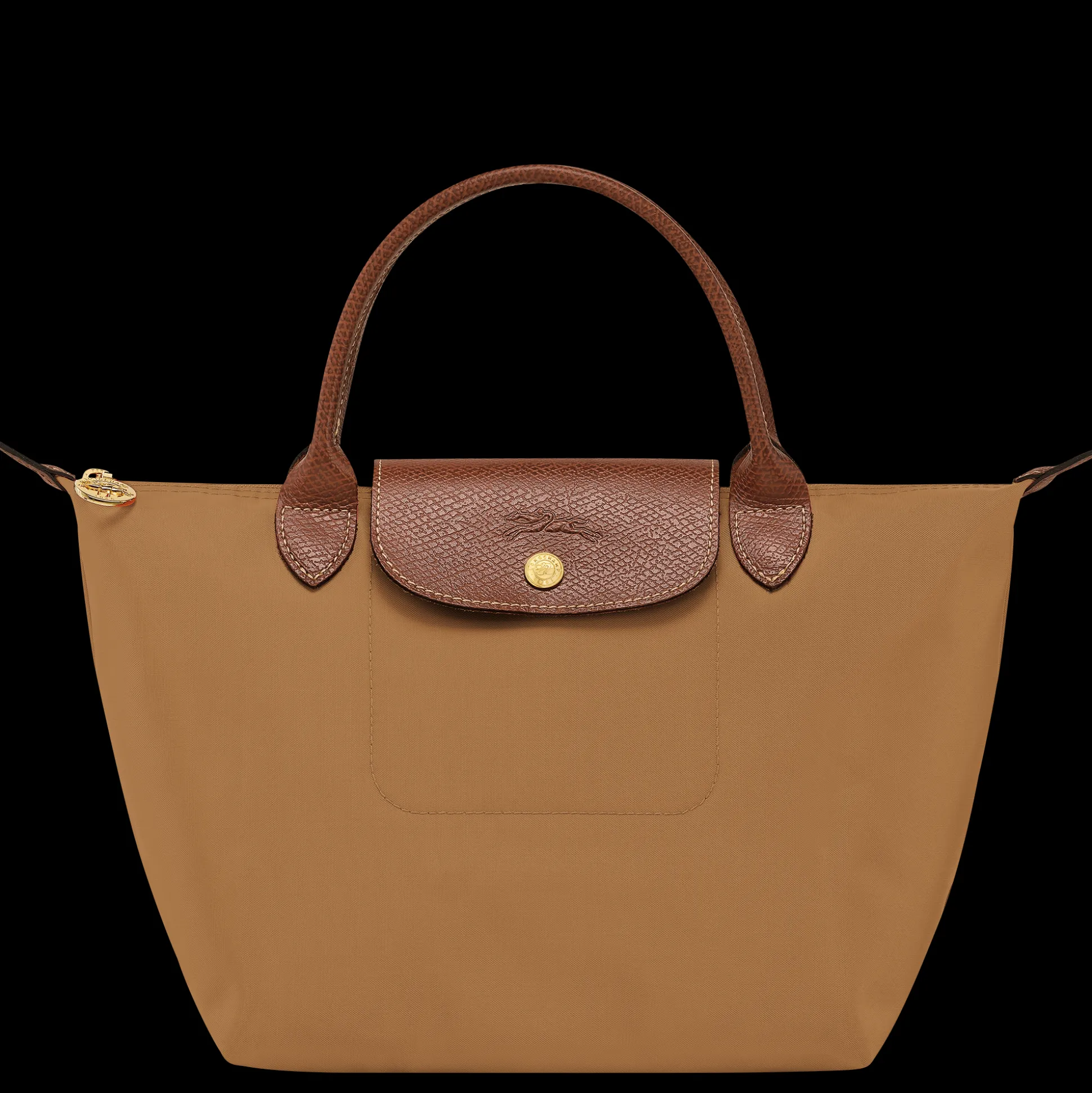 Shop Longchamp Borsa con manico S Camoscio