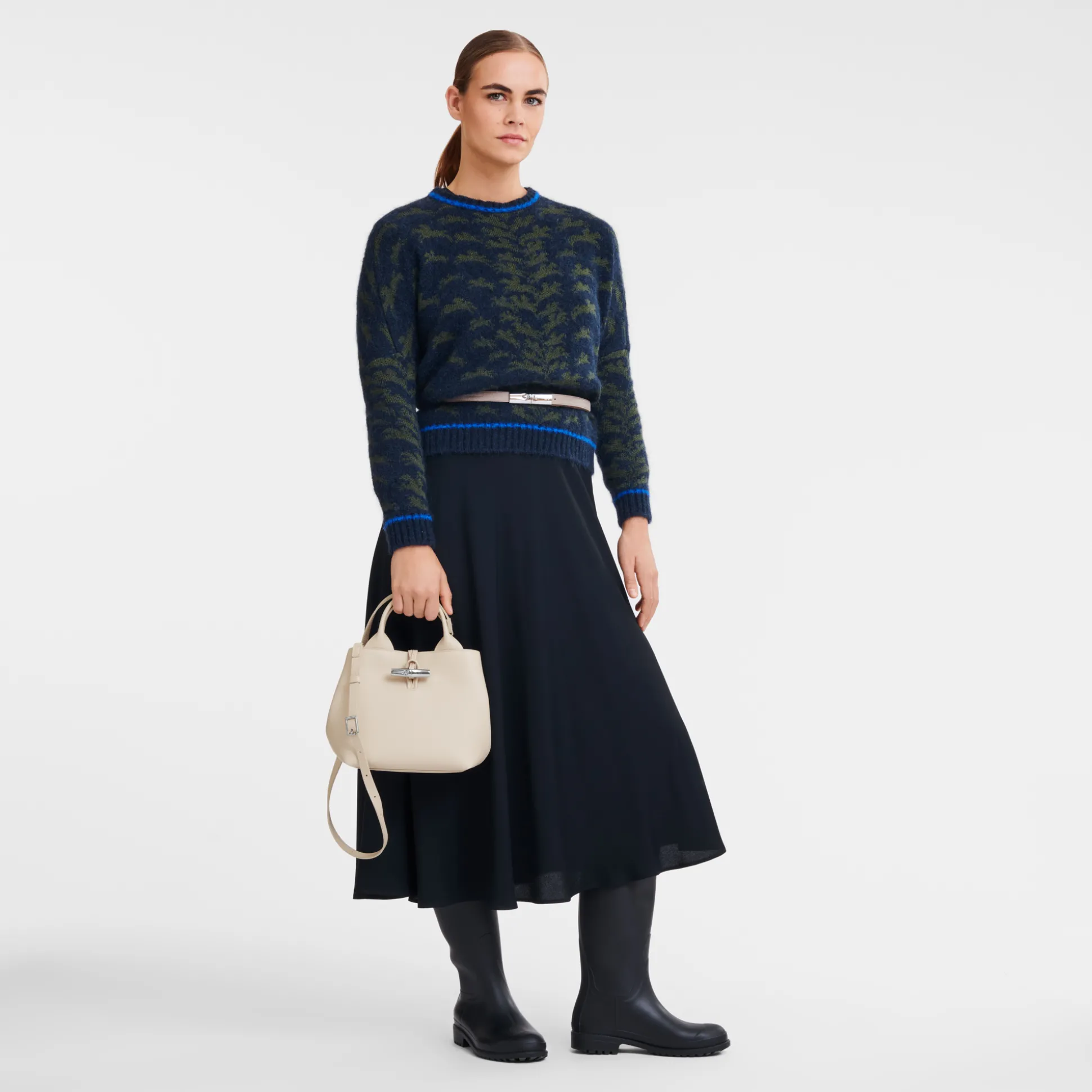 Shop Longchamp Borsa con manico S Carta