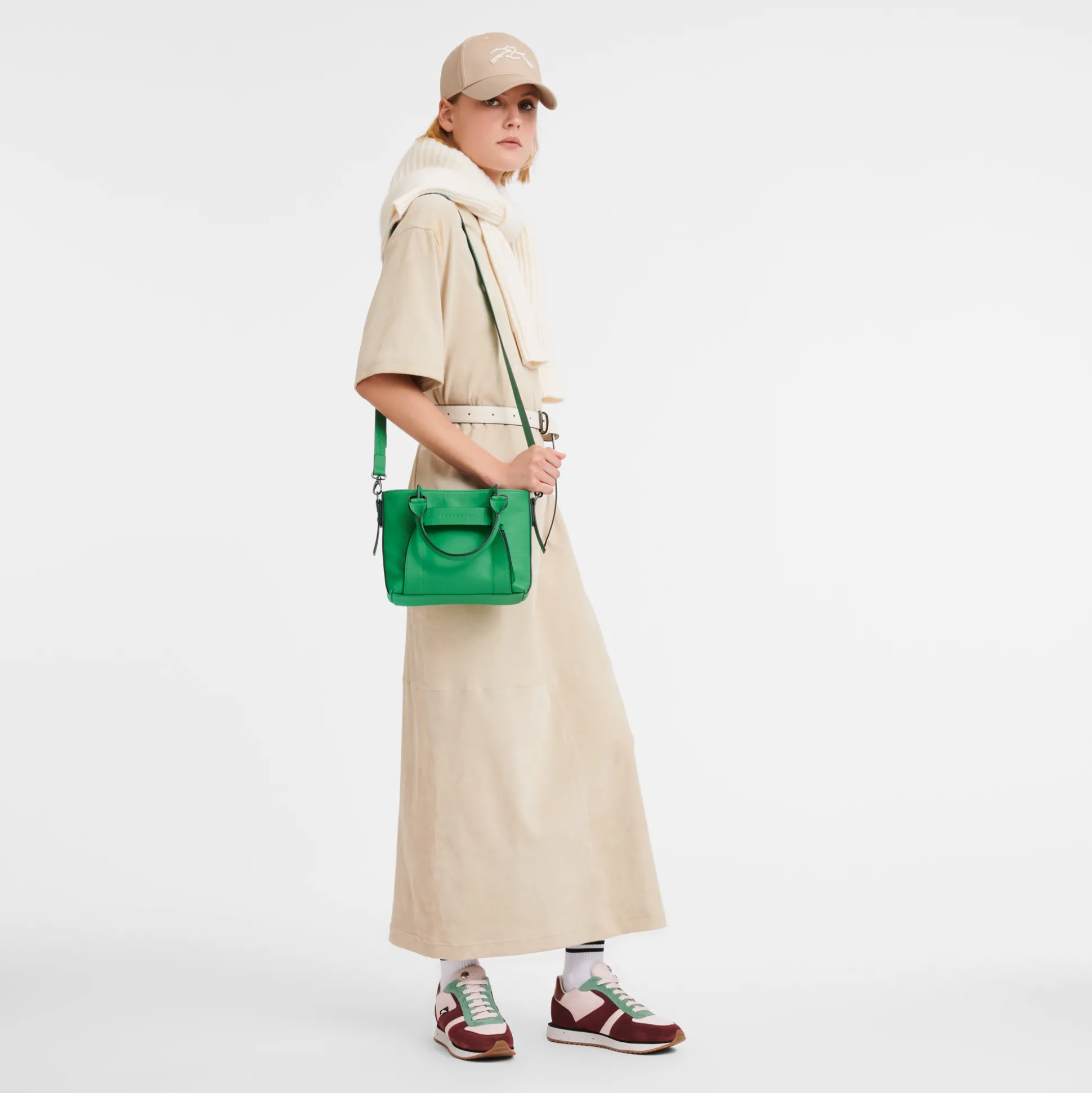 Sale Longchamp Borsa con manico S Verde