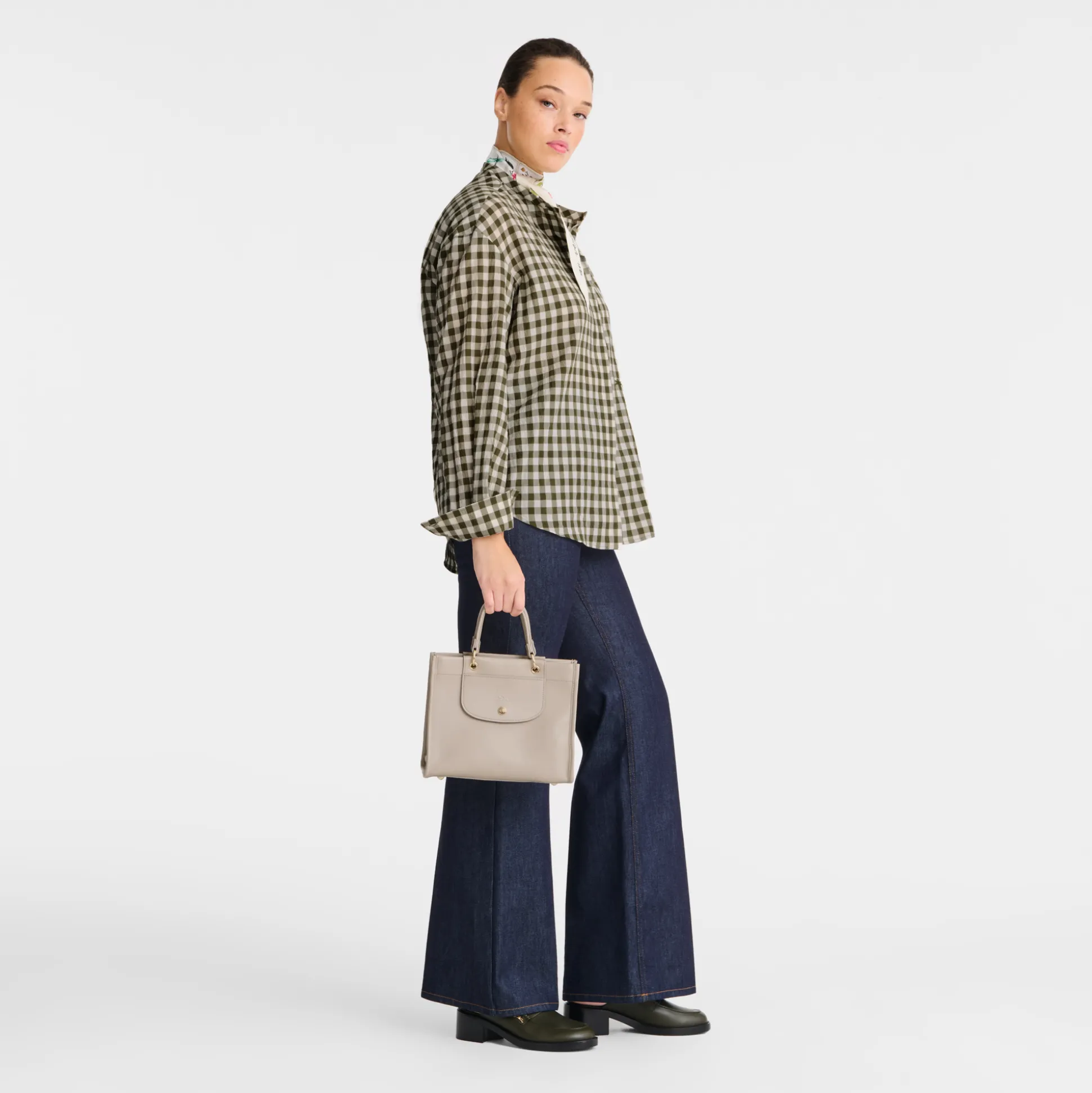 Clearance Longchamp Borsa con manico S Argilla