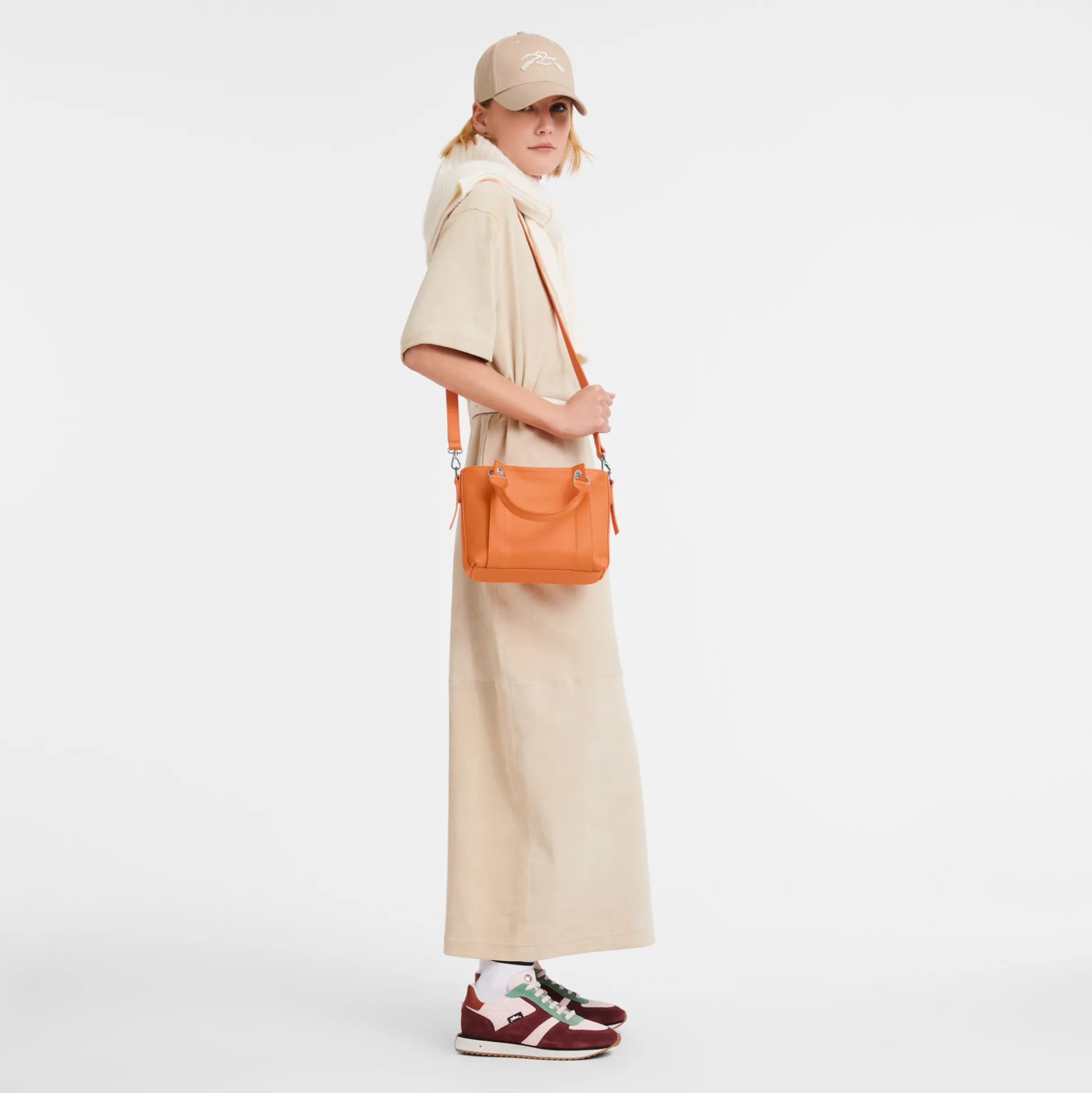 Flash Sale Longchamp Borsa con manico S Arancio
