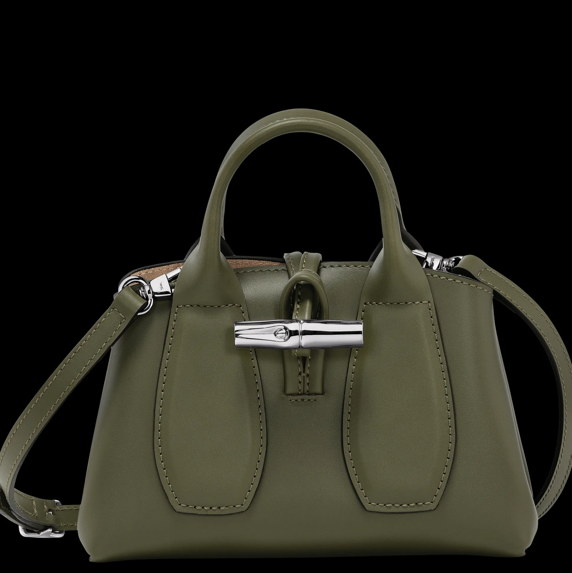 Cheap Longchamp Borsa con manico XS Kaki