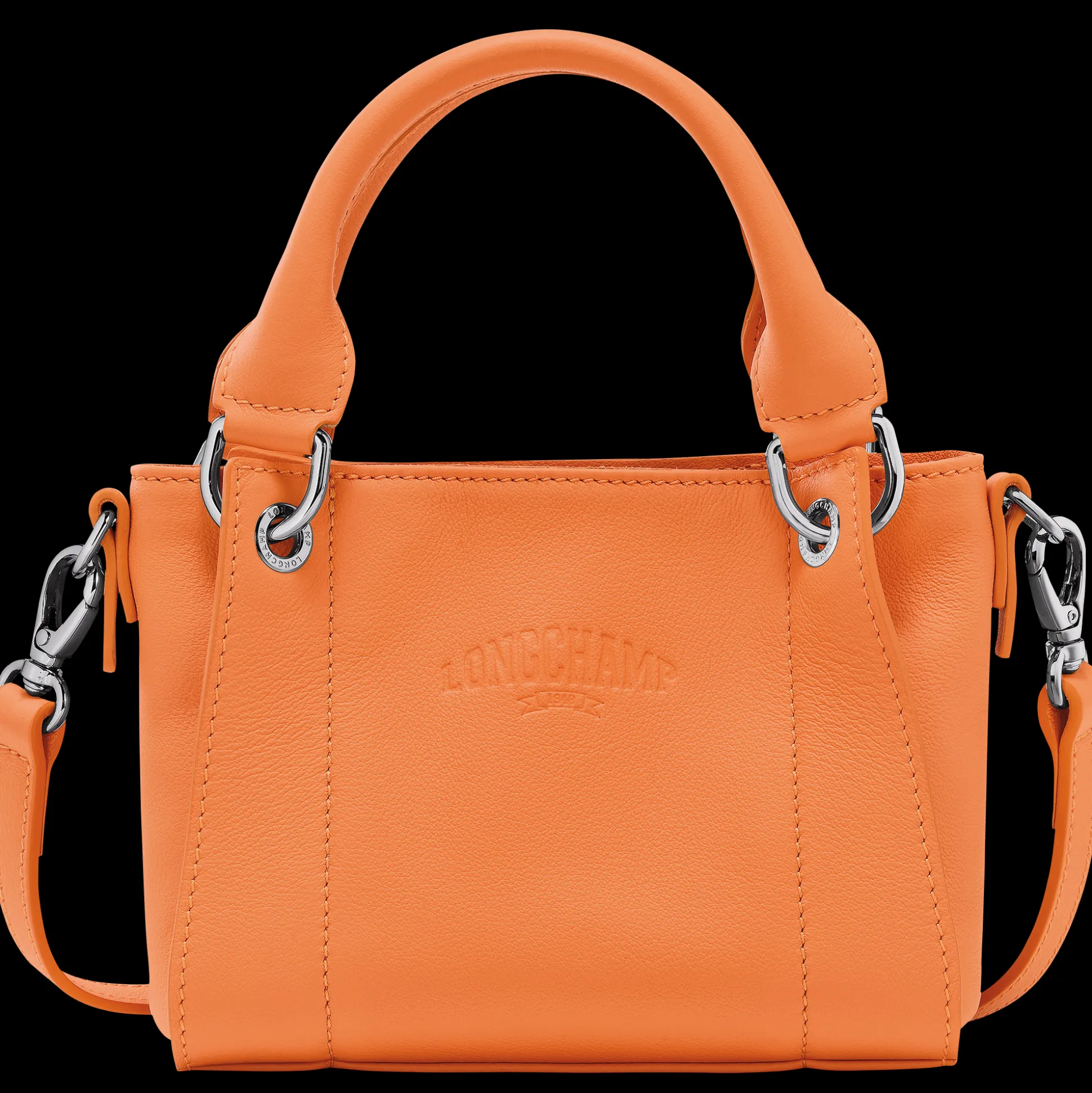 Discount Longchamp Borsa con manico XS Arancio