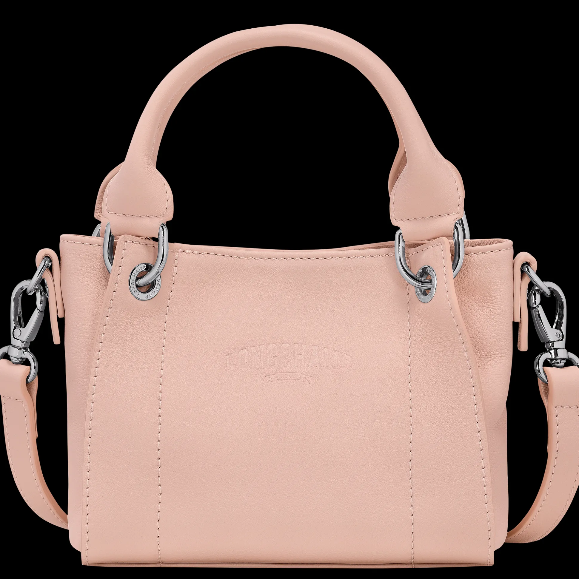 New Longchamp Borsa con manico XS BeigePelle